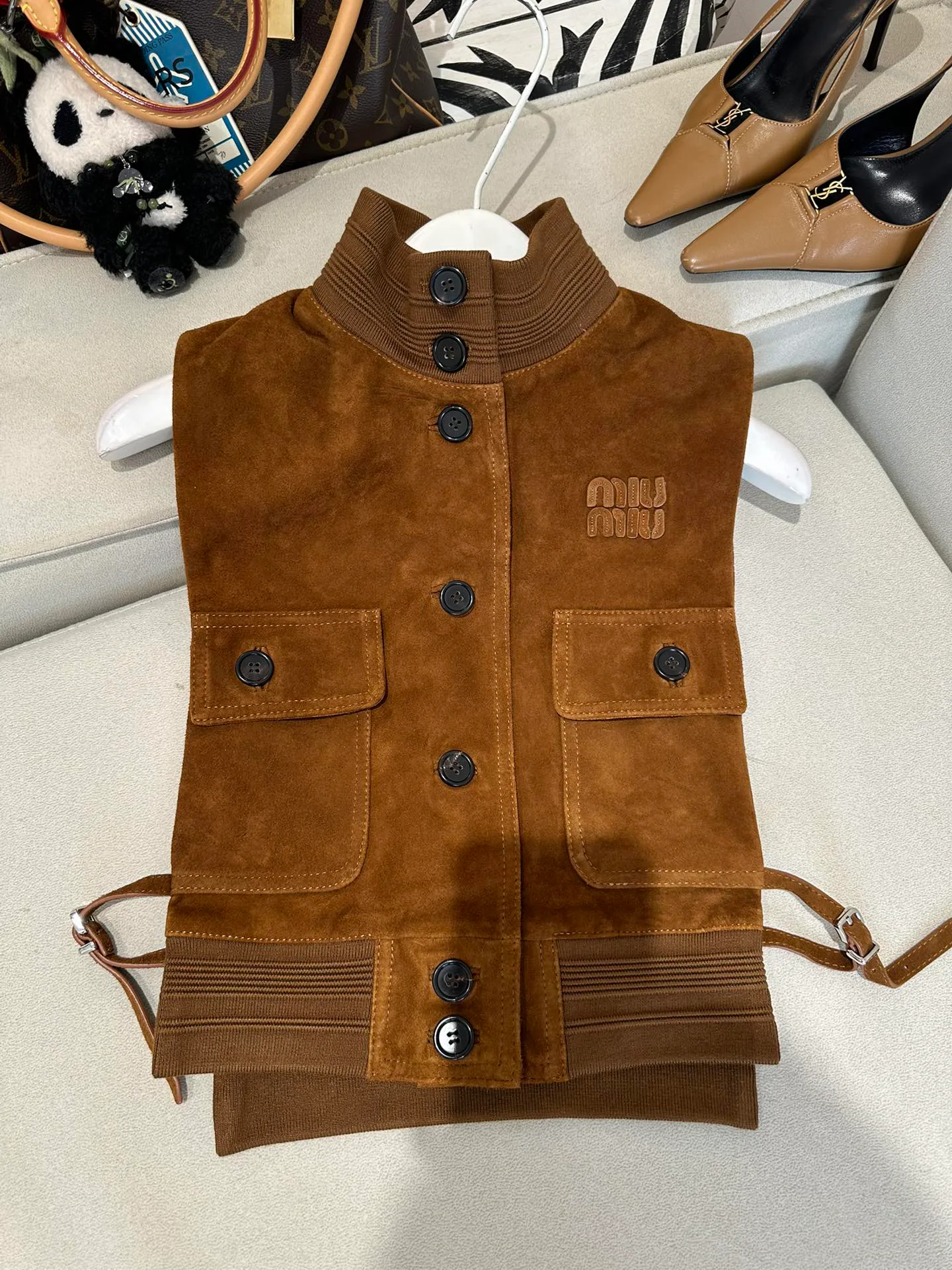 Кожаные Куртки И Дублёнки Женские Miu Miu 11625044