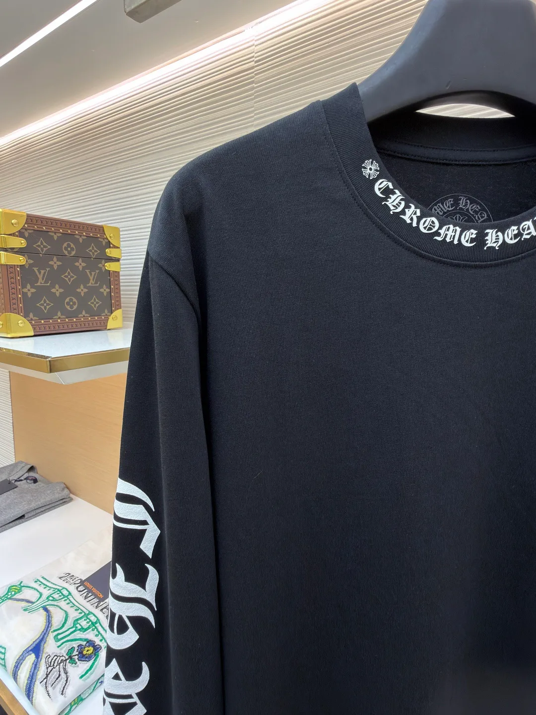 Лонгсливы Мужские Chrome Hearts 11399354