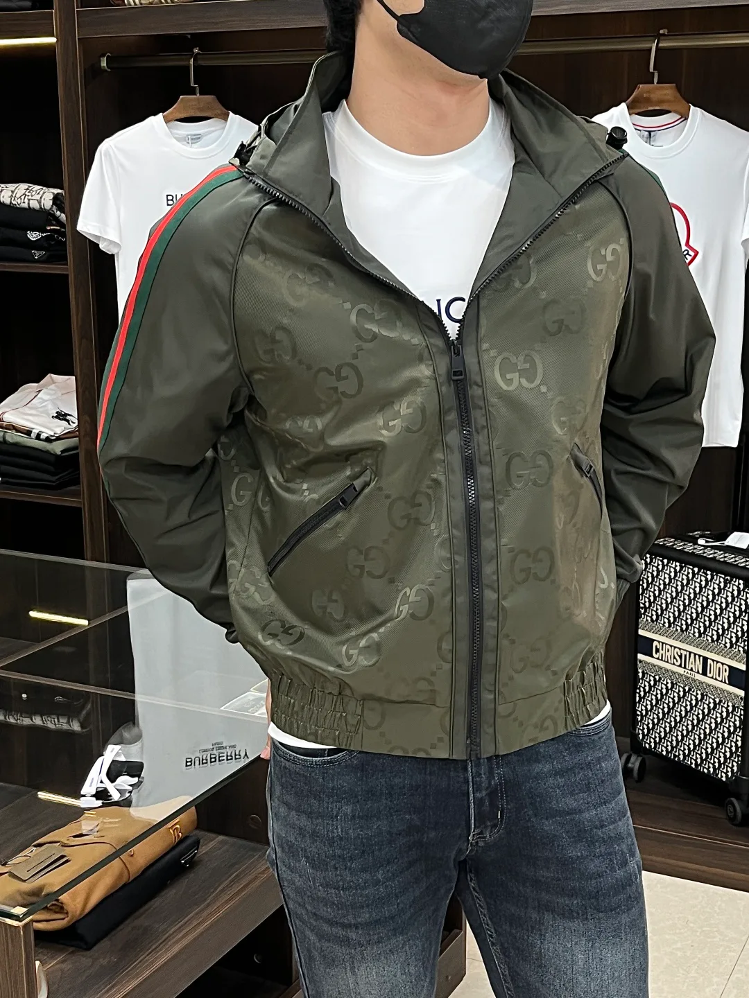 Куртки И Пуховики Мужские Gucci 180676