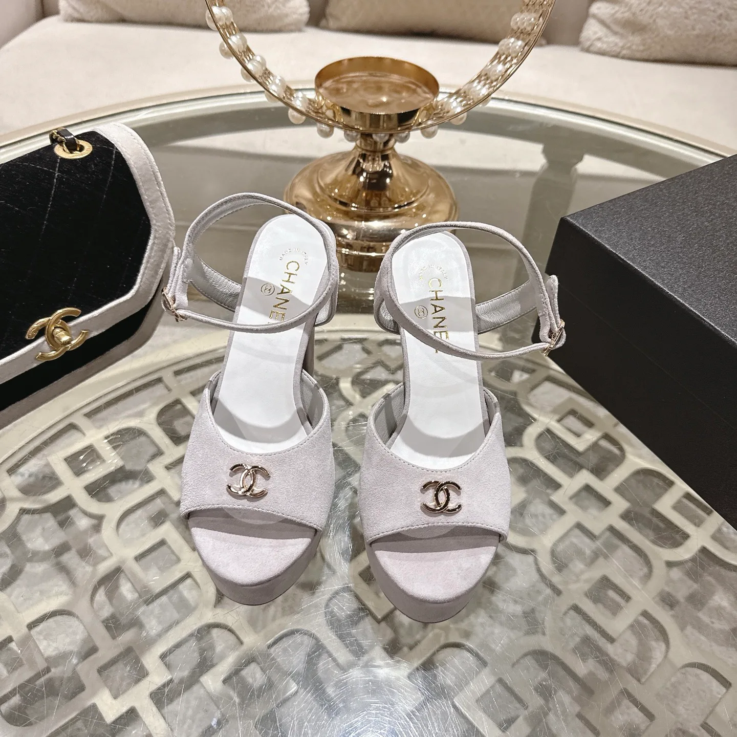 Босоножки Женские Chanel 9361033