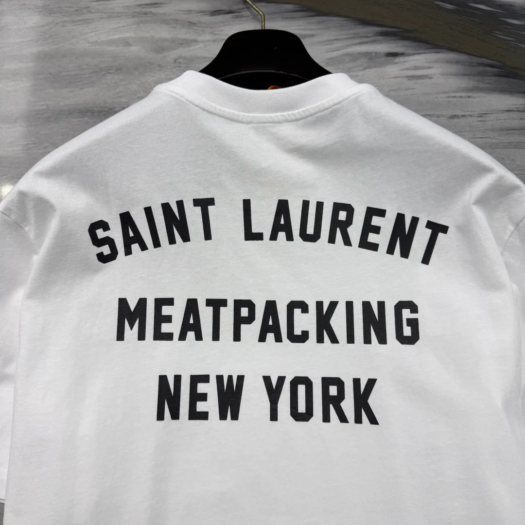 Футболки Мужские Saint Laurent 4377208