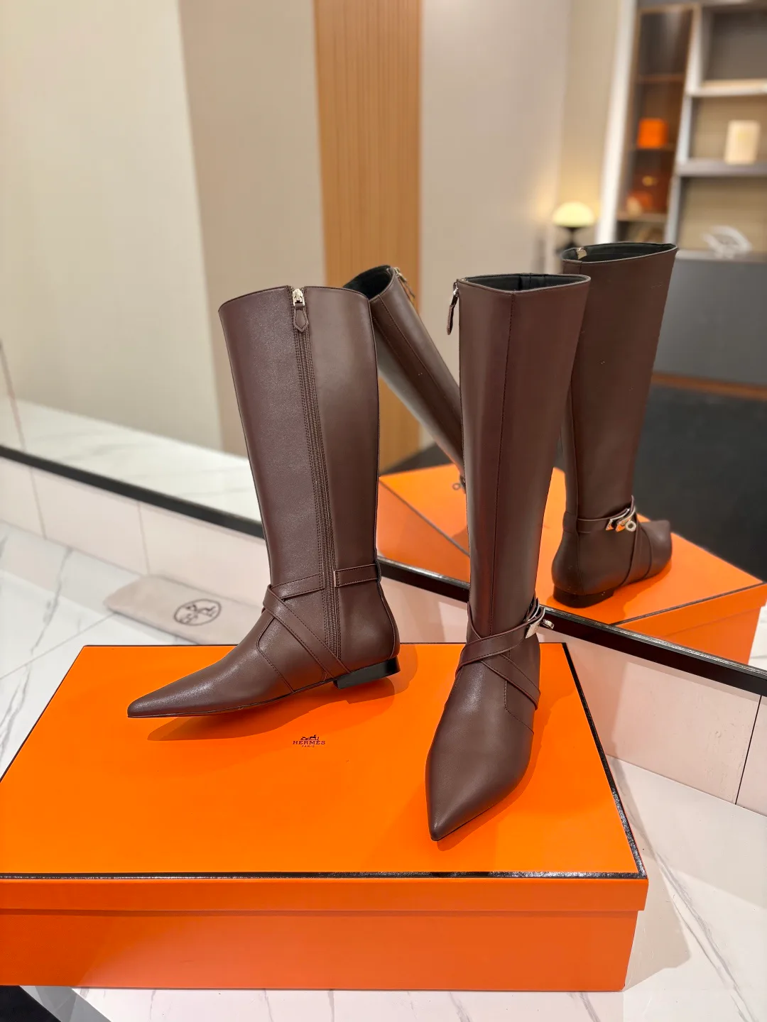 Сапоги Женские Hermes 17900403