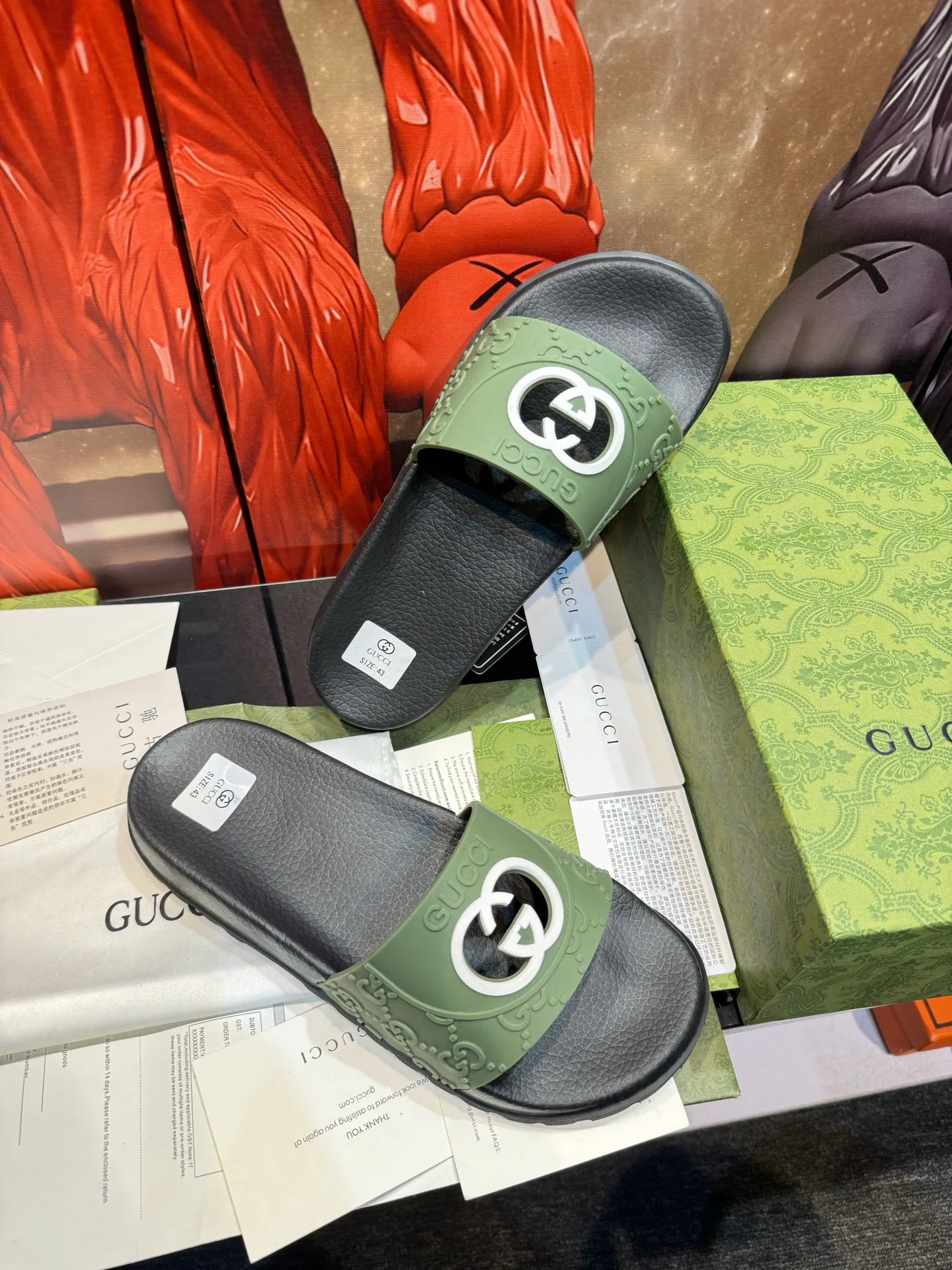 Шлепанцы Женские Gucci 10199404