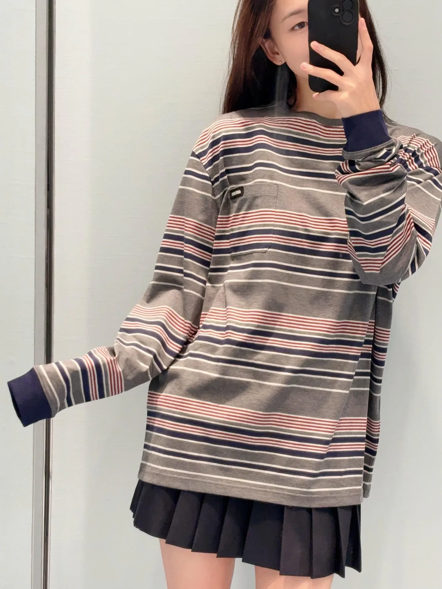 Лонгсливы Женские Miu Miu 1646815