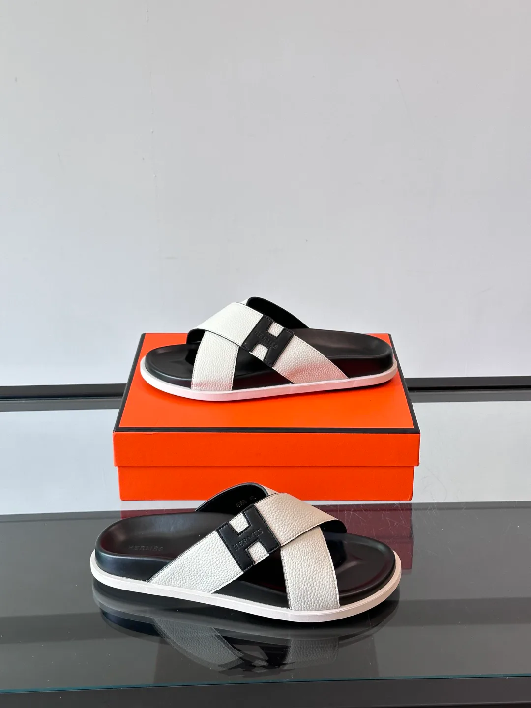 Шлепанцы Мужские Hermes 157423