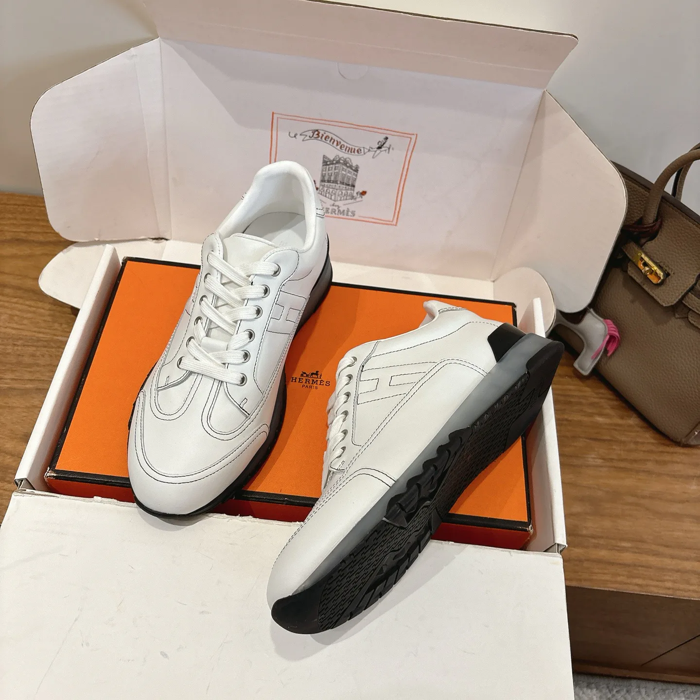 Кроссовки Мужские Hermes 1096964