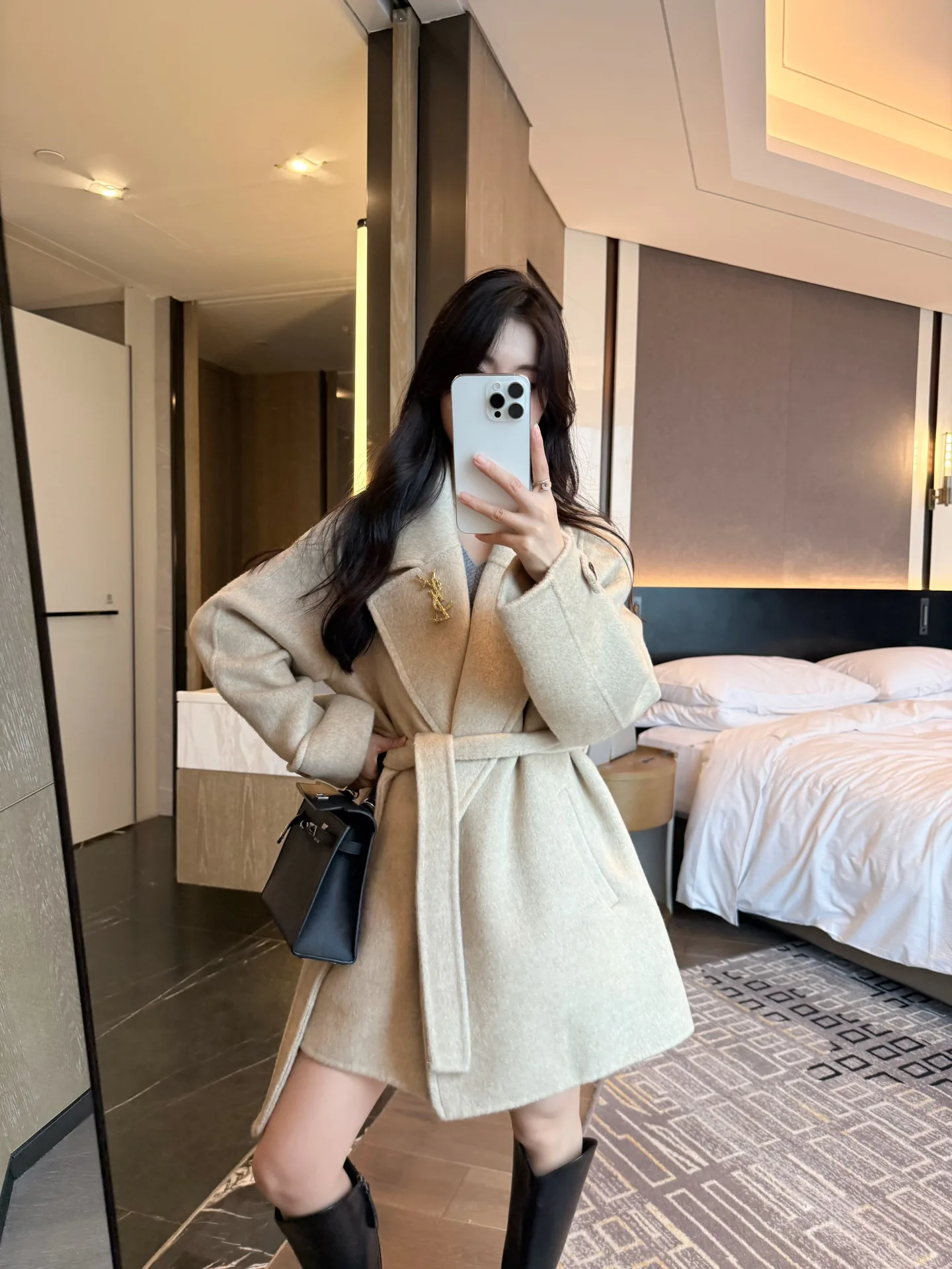 Пальто Женские Saint Laurent 18530522