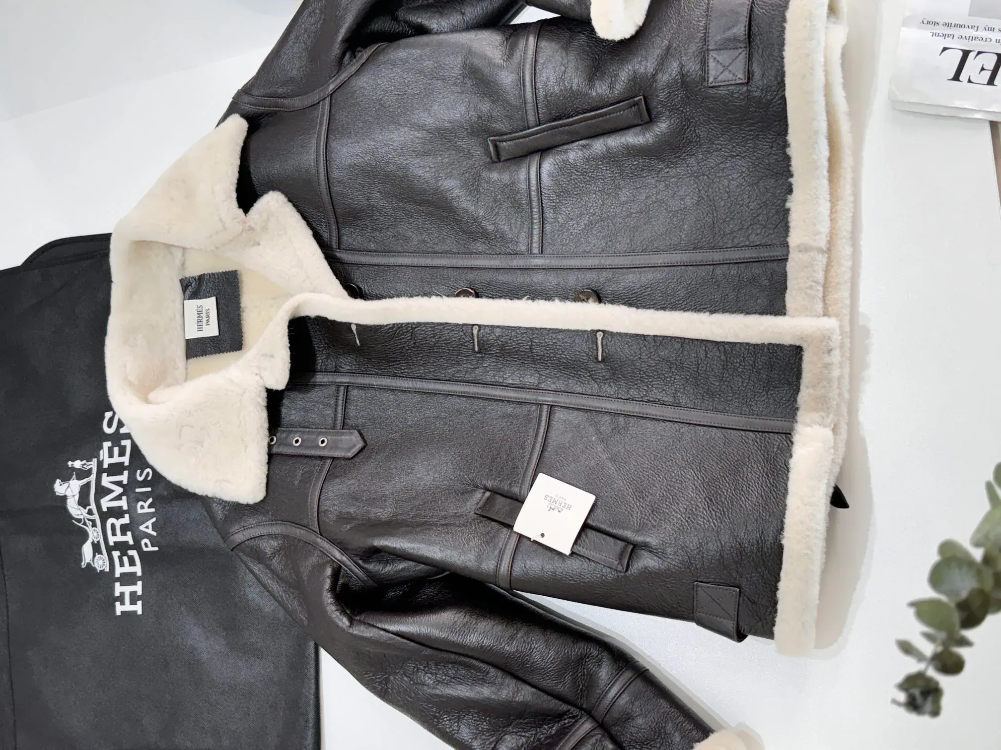Кожаные Куртки И Дублёнки Женские Hermes 70160