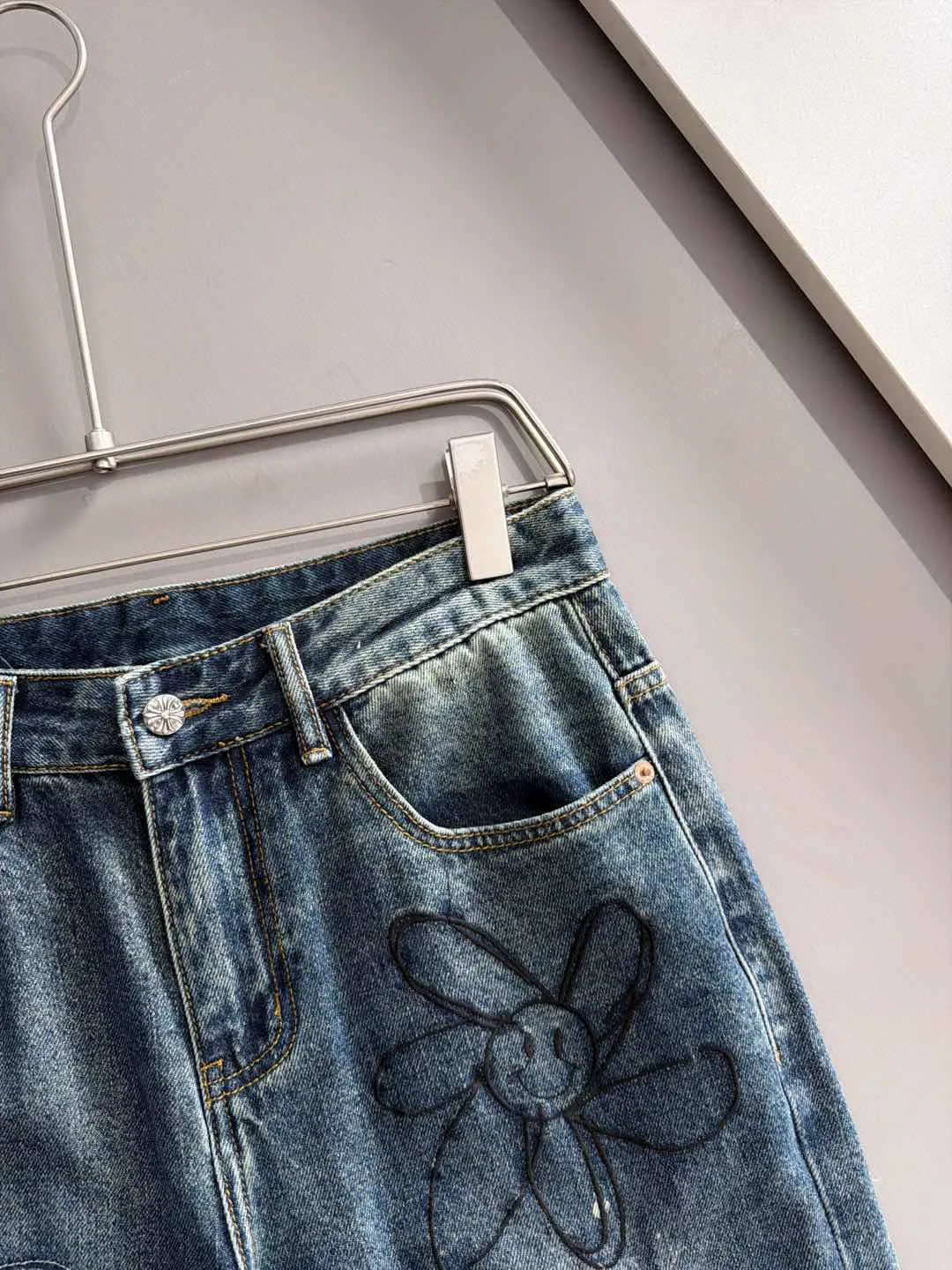 Джинсы Мужские Chrome Hearts 12430965