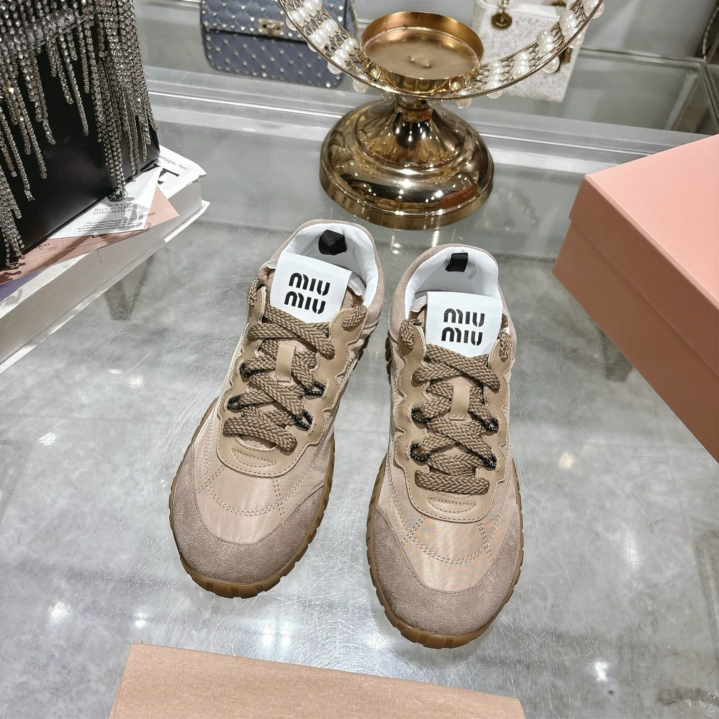 Кроссовки Женские Miu Miu 397979