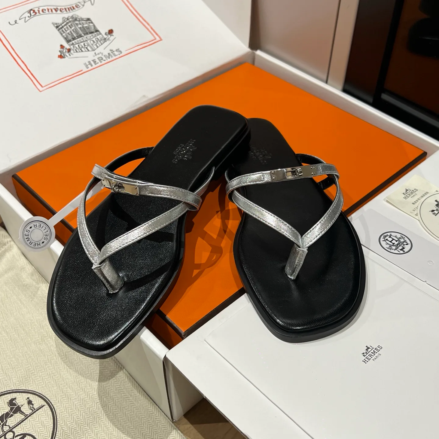 Шлепанцы Женские Hermes 14114793
