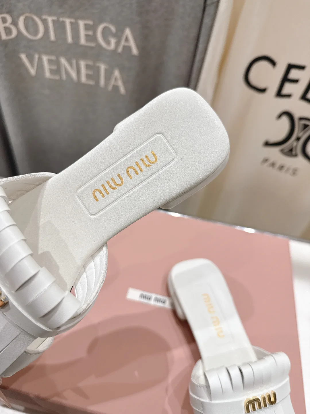 Шлепанцы Женские Miu Miu 1842306