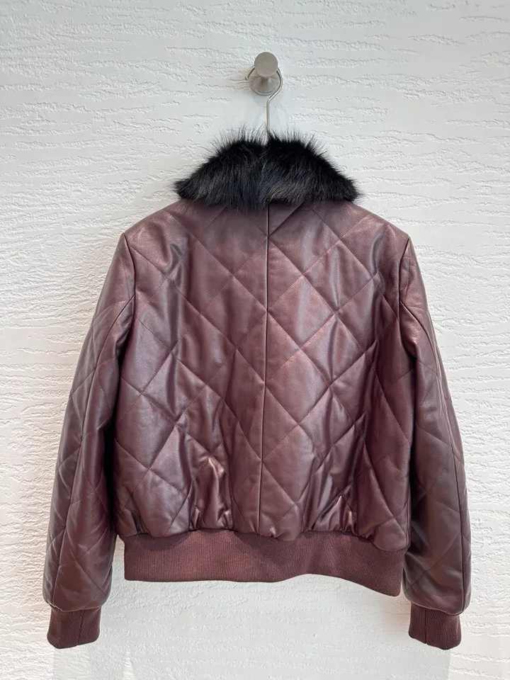 Кожаные Куртки И Дублёнки Женские Chanel 18417966