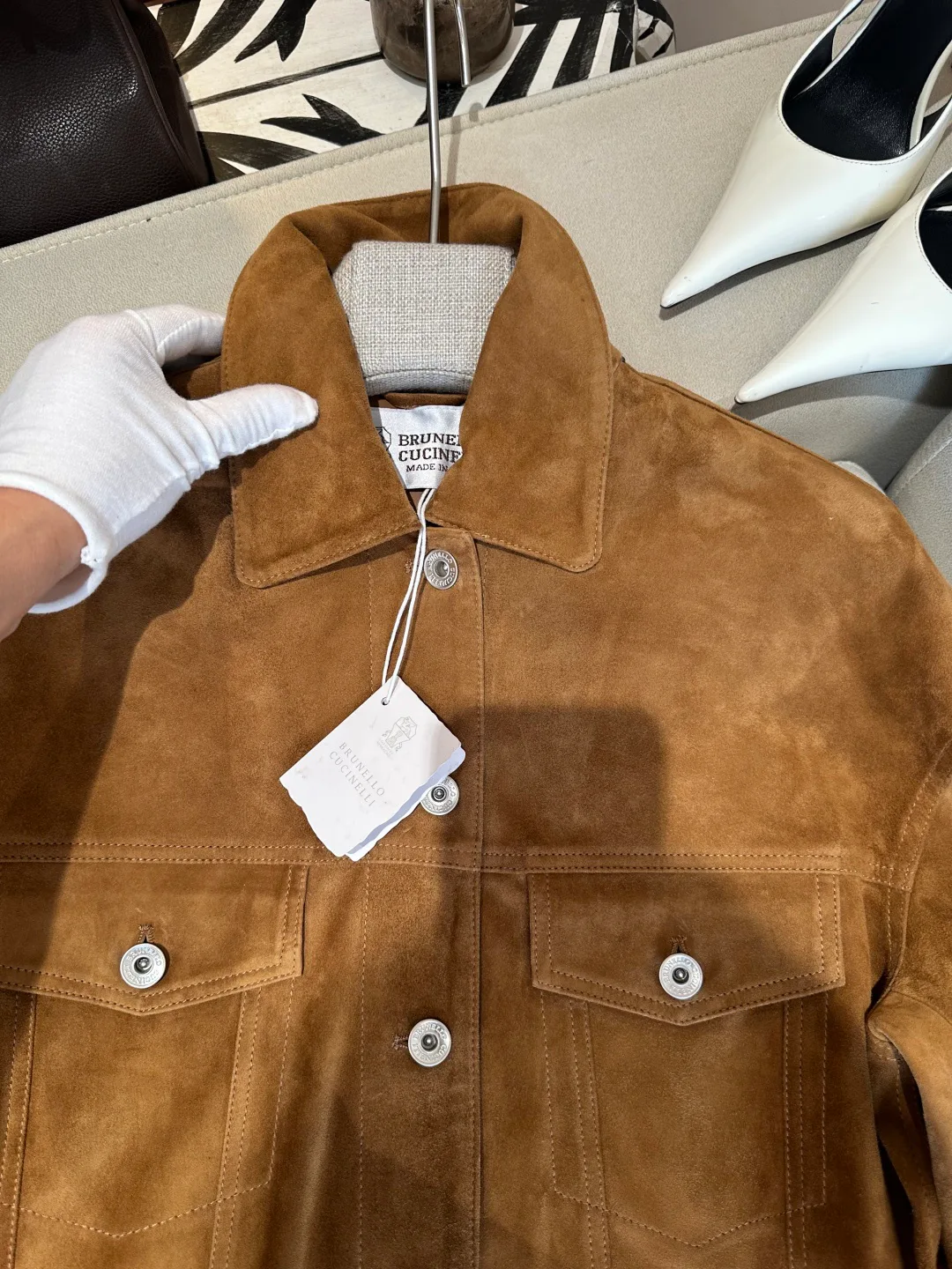 Кожаные Куртки И Дублёнки Женские Brunello Cucinelli 19045948