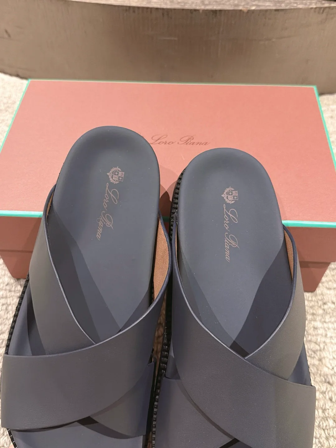 Шлепанцы Мужские Loro Piana 17688127