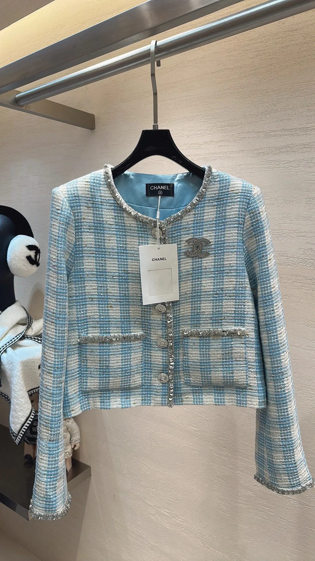 Куртки И Пуховики Женские Chanel 1849691