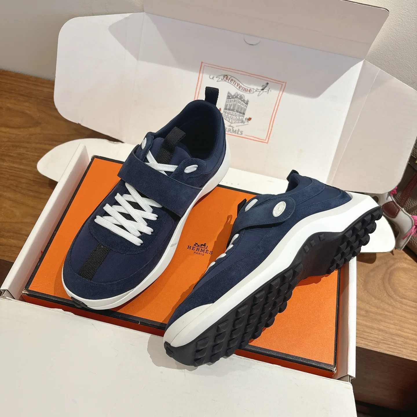 Кроссовки Мужские Hermes 302757