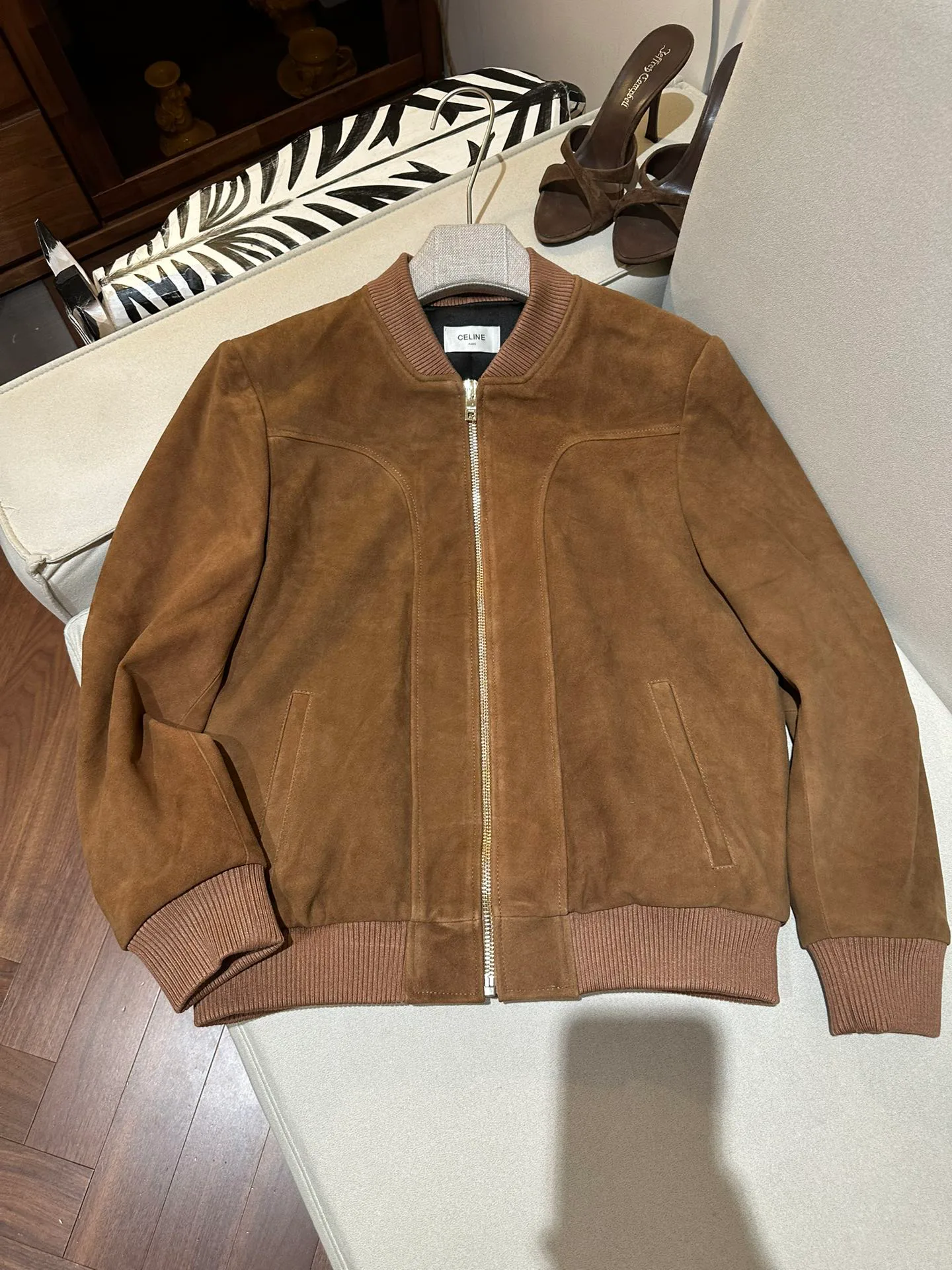 Кожаные Куртки И Дублёнки Женские Celine 13108251