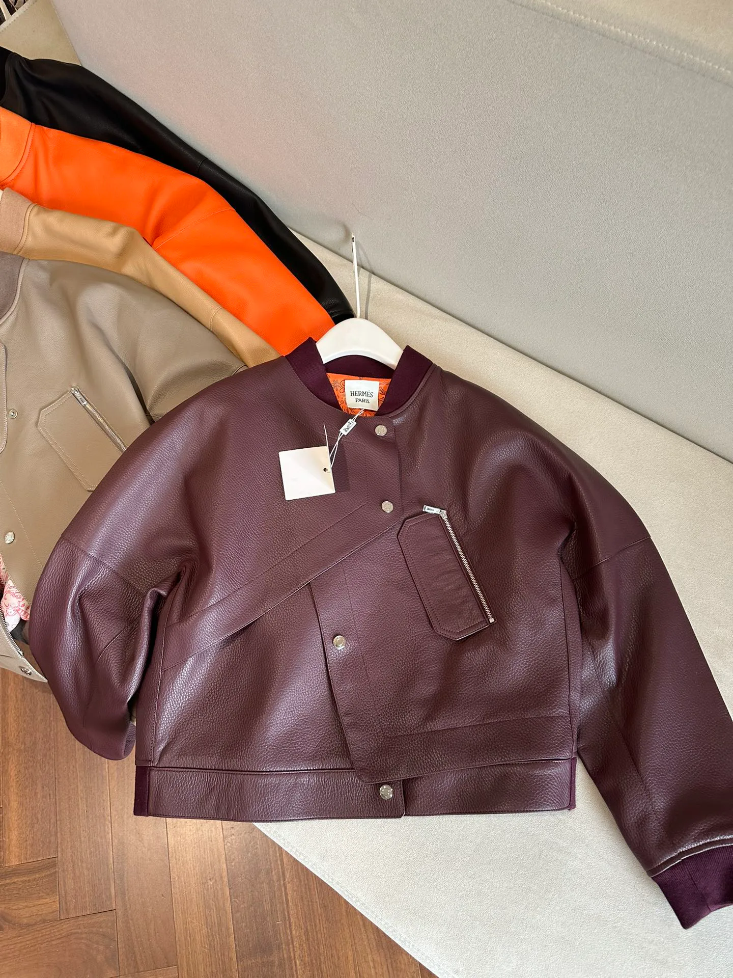 Кожаные Куртки И Дублёнки Женские Hermes 10062748