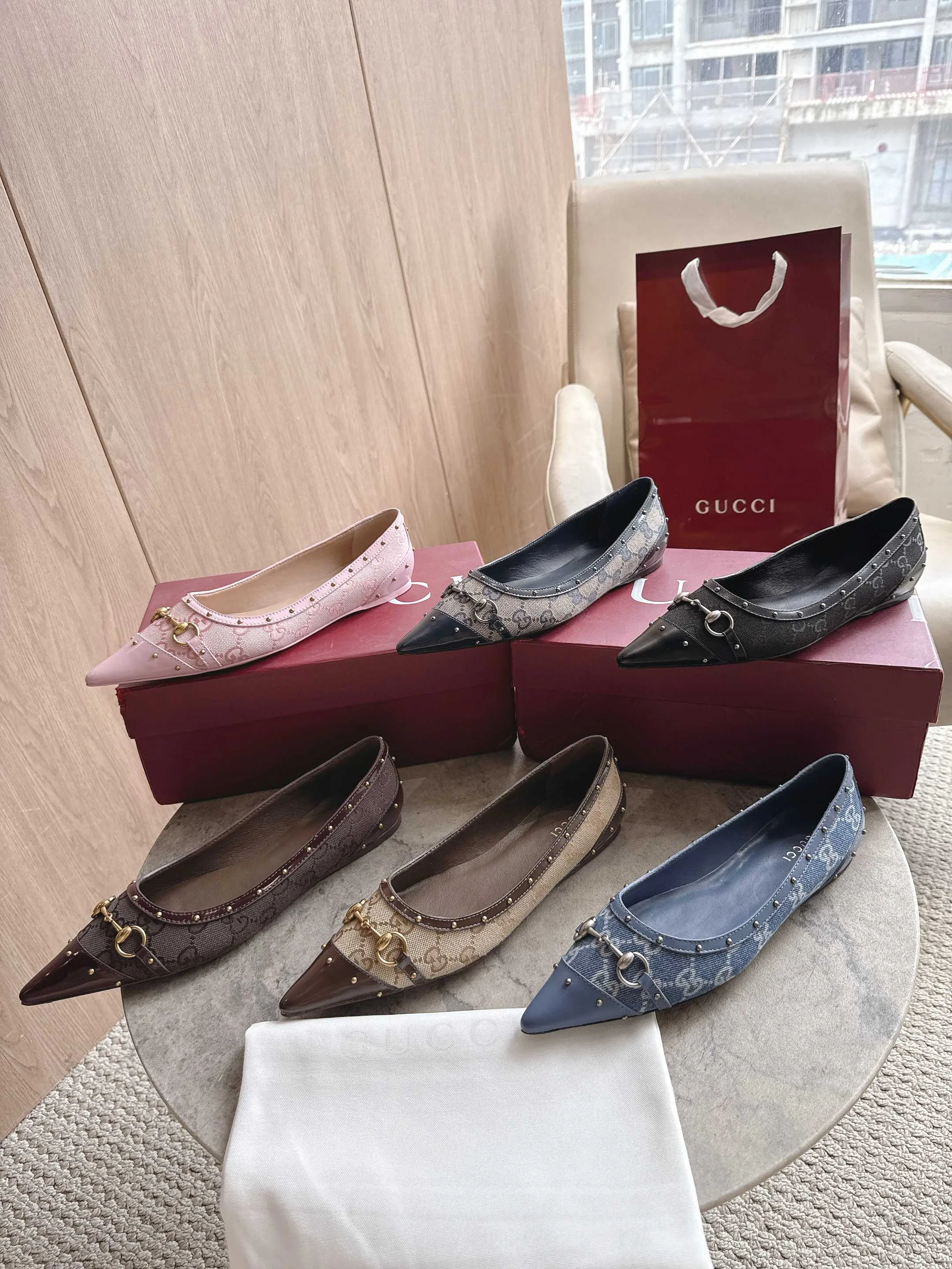 Балетки Женские Gucci 17371692