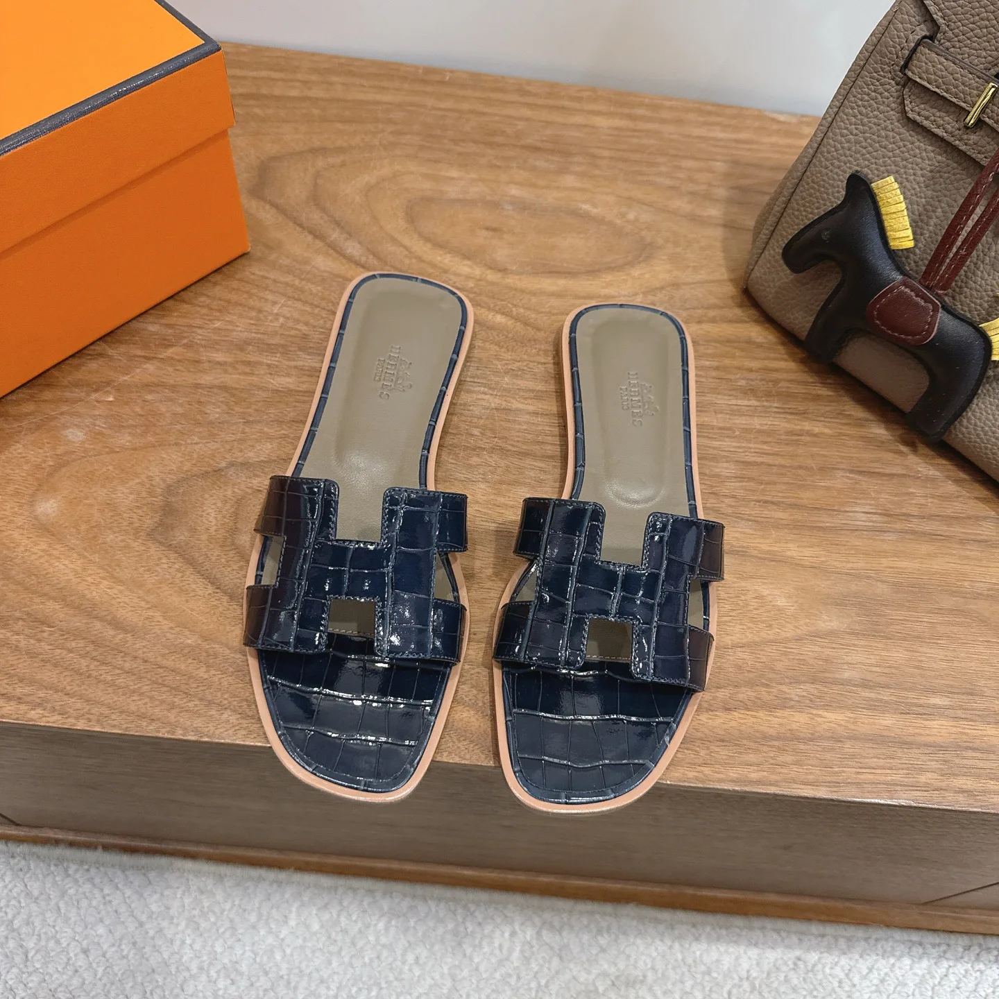 Шлепанцы Женские Hermes 1223552