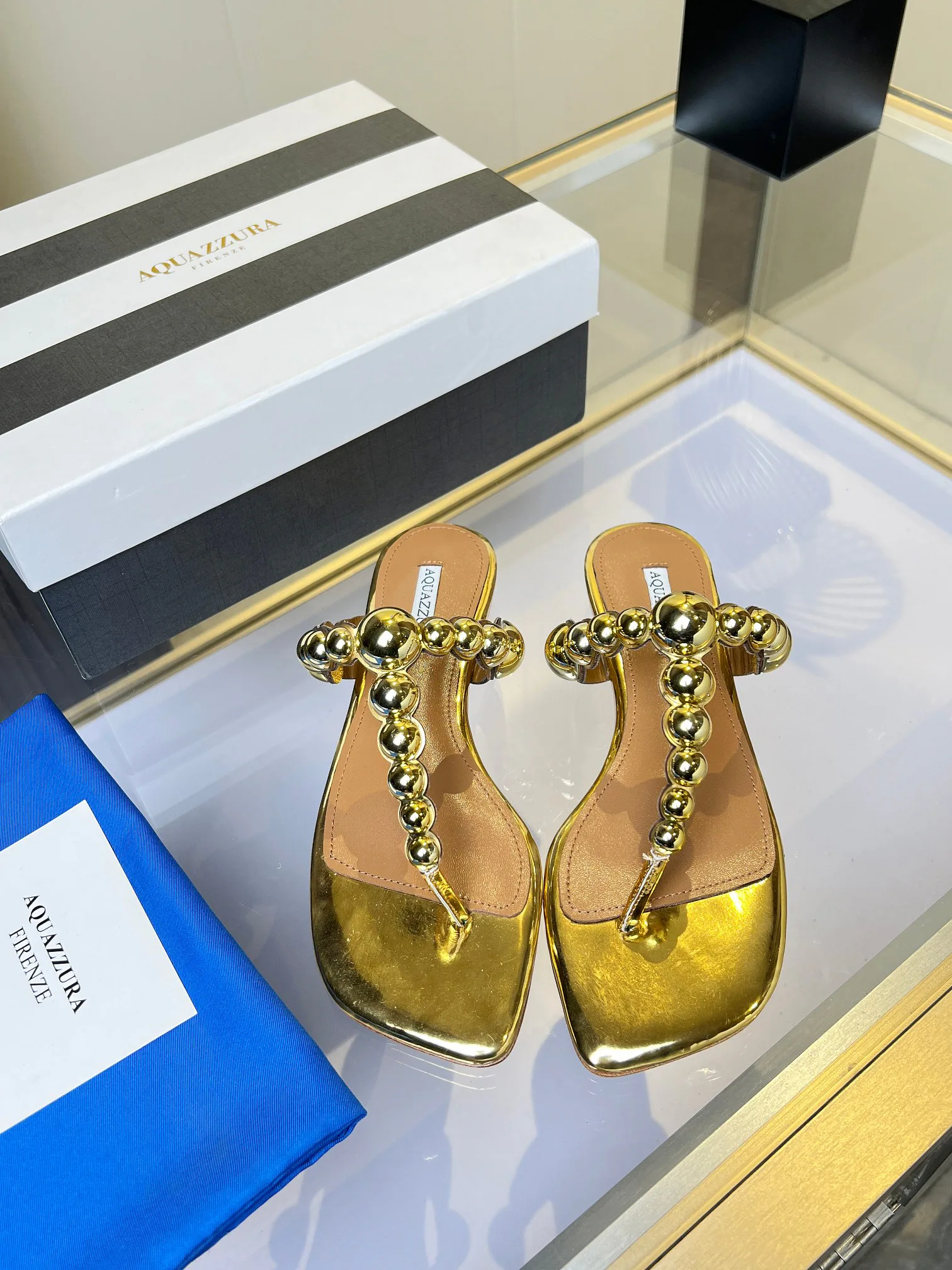 Шлепанцы Женские Aquazzura 14184