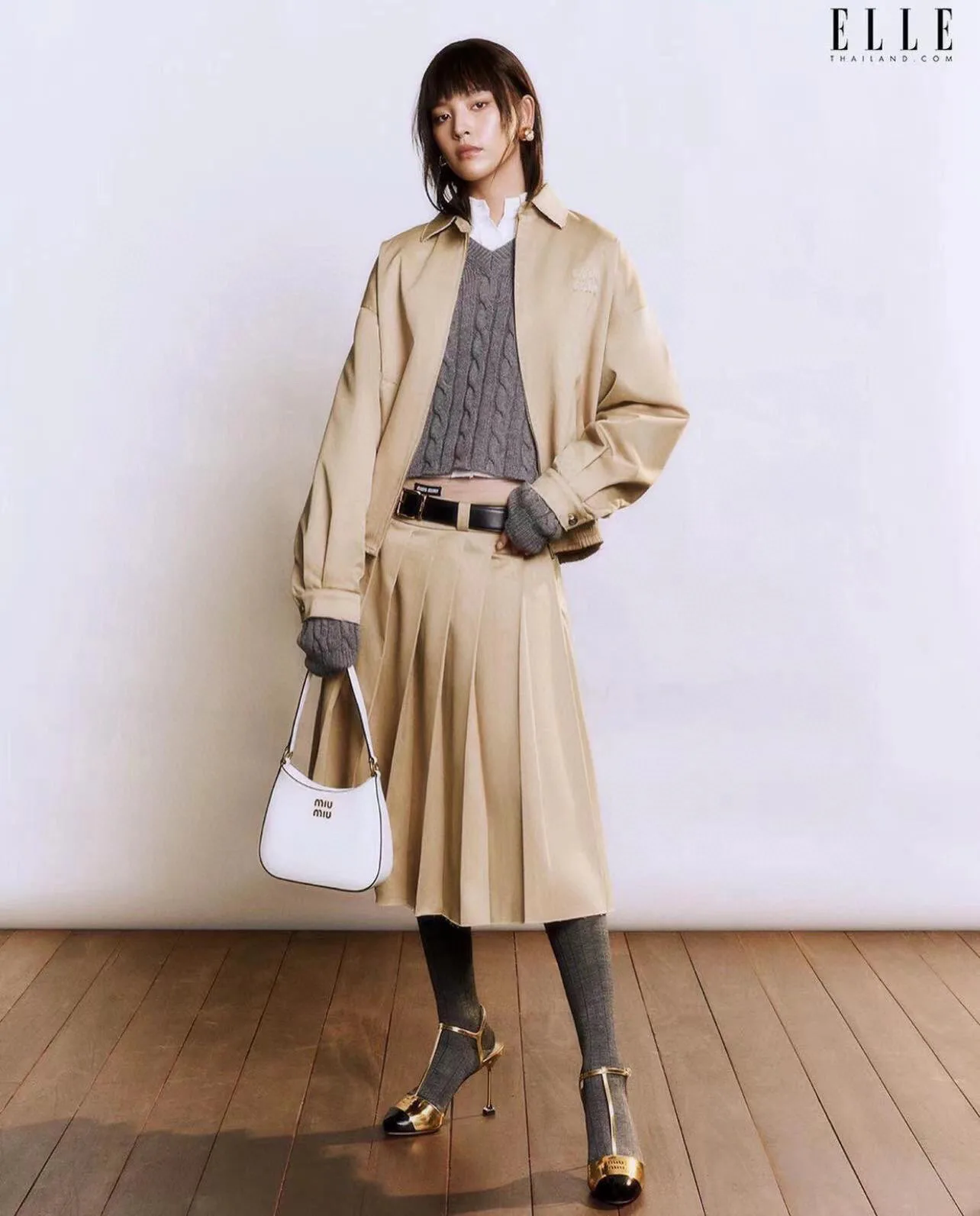 Куртки И Пуховики Женские Miu Miu 4863214