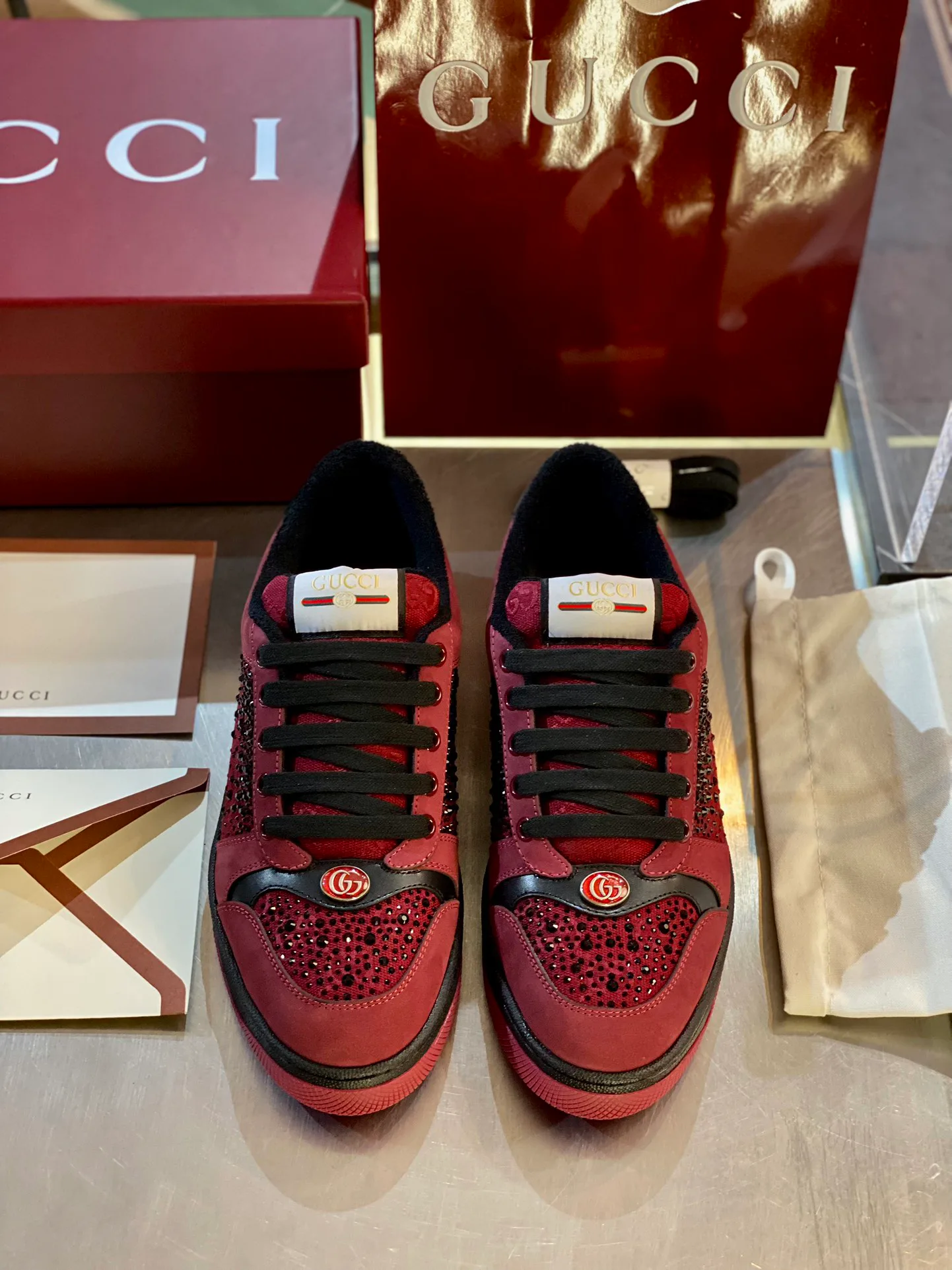 Кроссовки Женские Gucci 15468