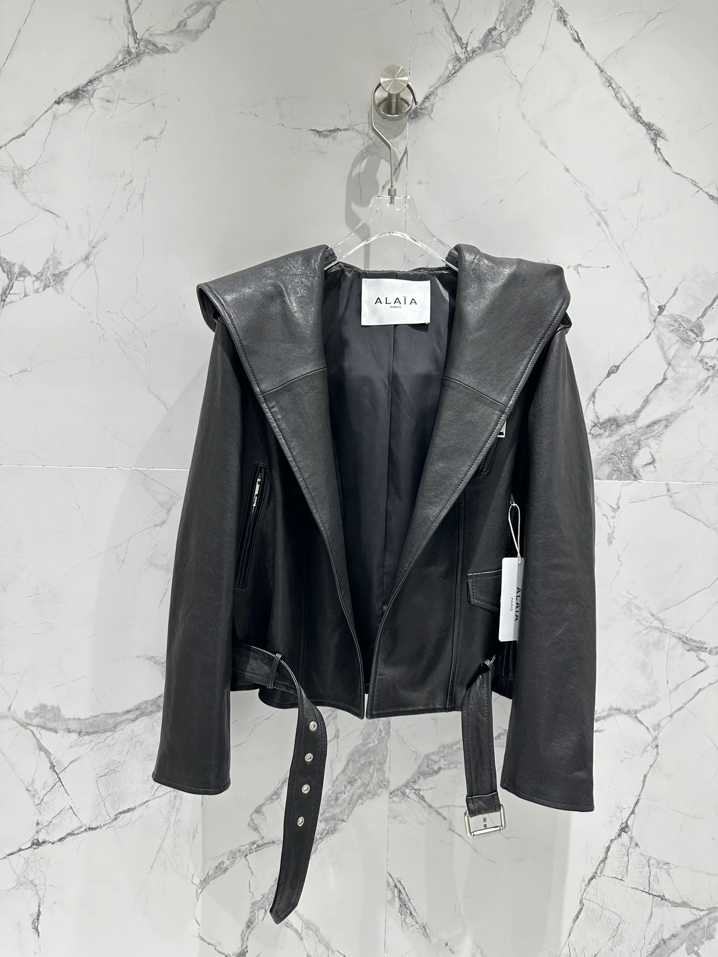 Кожаные Куртки И Дублёнки Женские Alaia 11700499