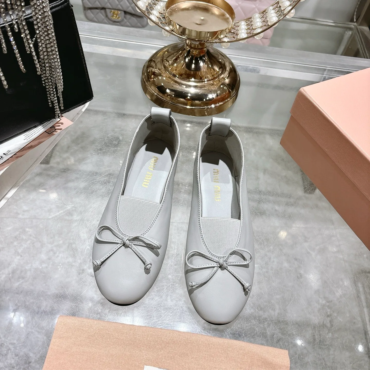 Балетки Женские Miu Miu 397831