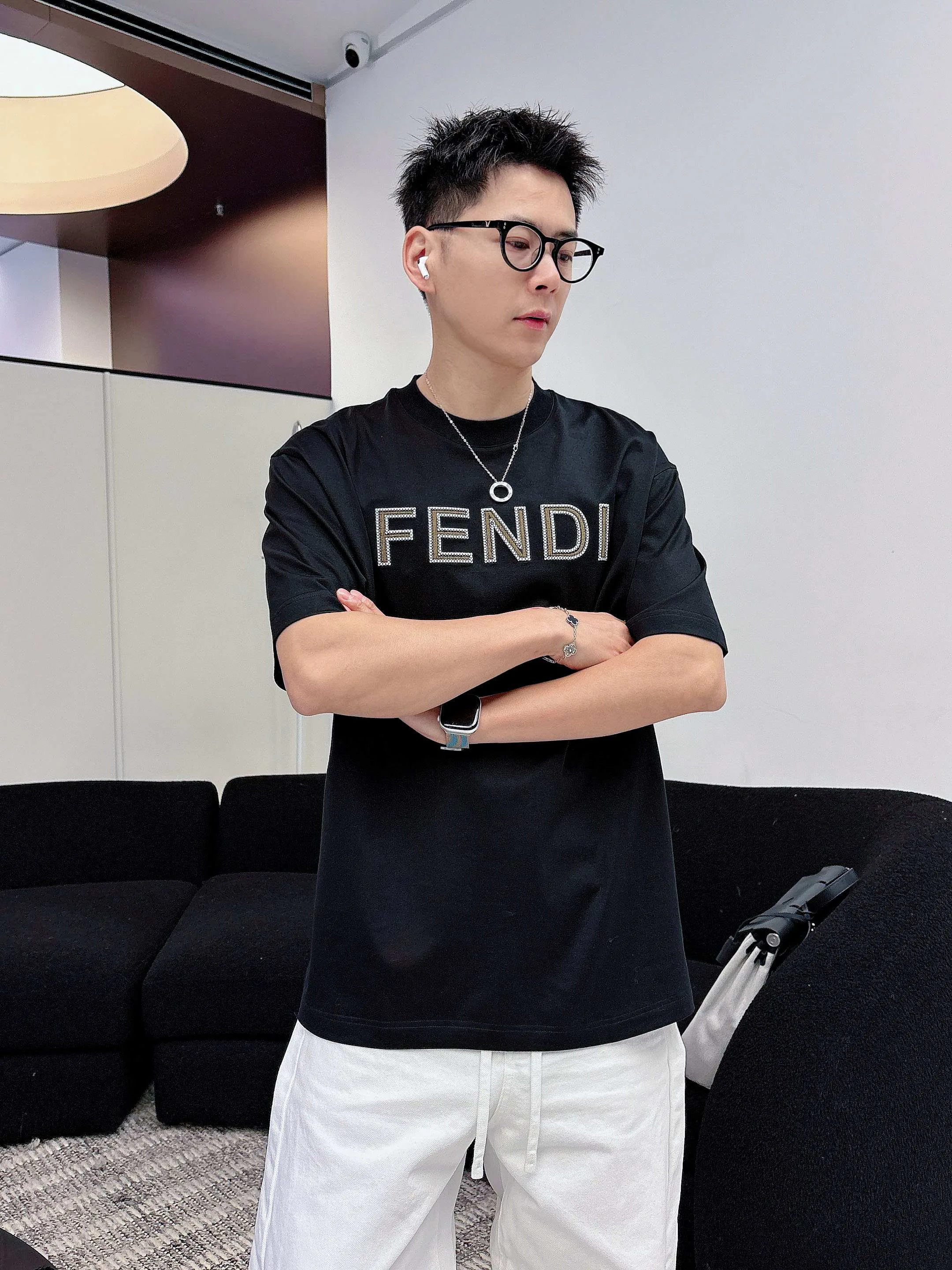 Футболки Мужские Fendi 9465292