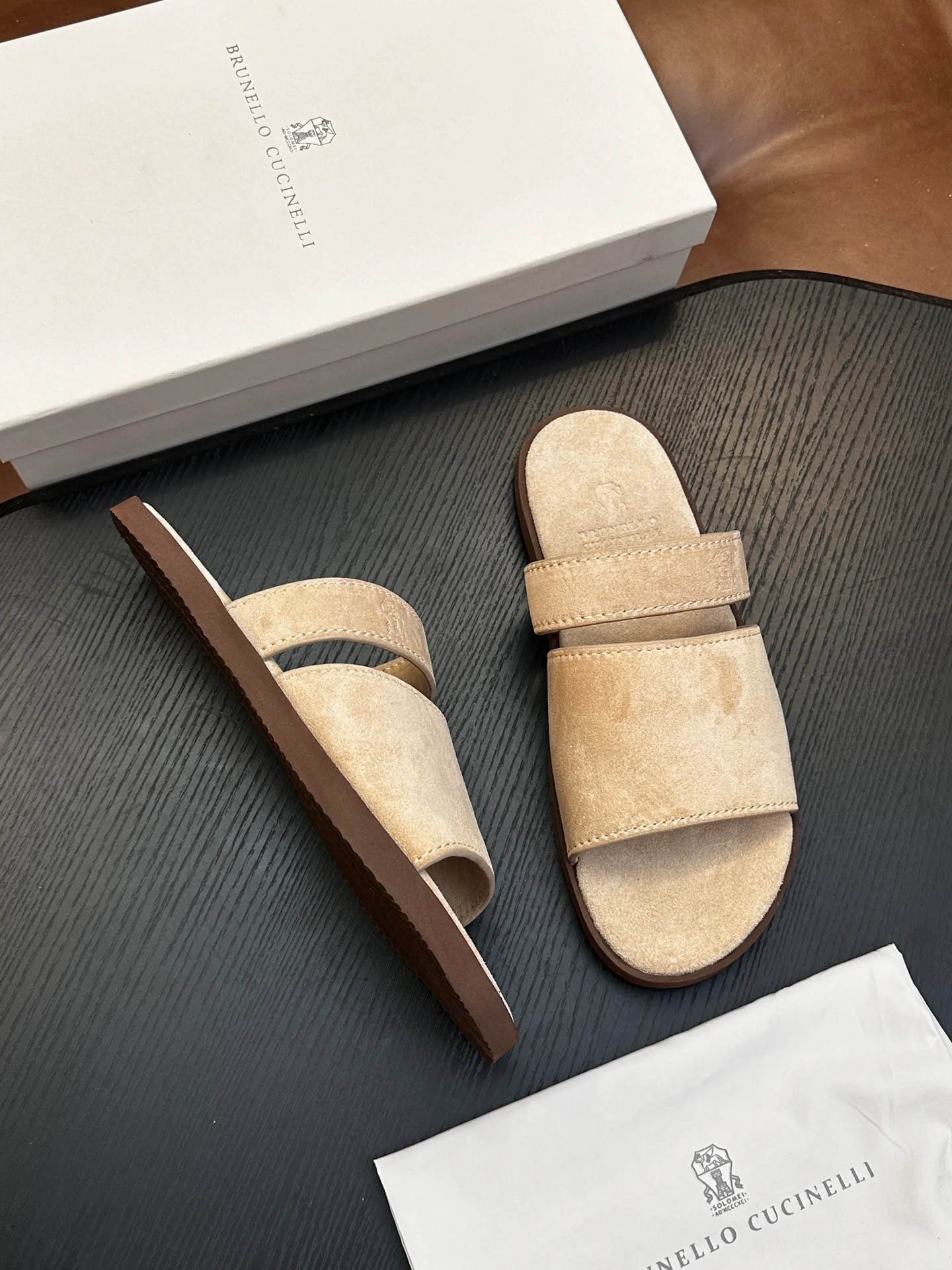 Шлепанцы Мужские Brunello Cucinelli 17414623