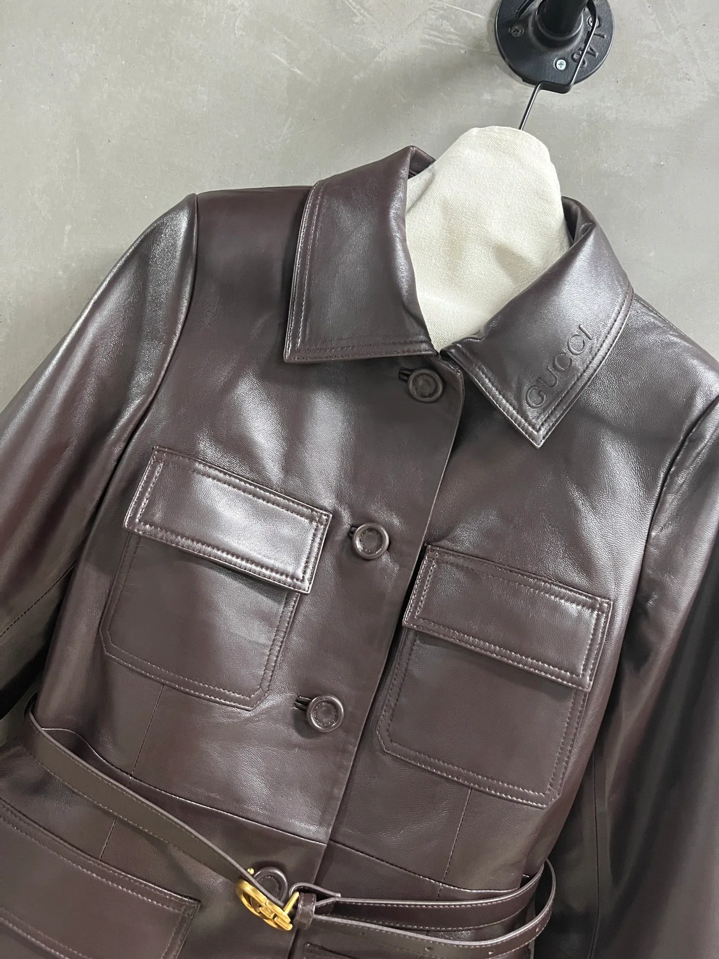 Кожаные Куртки И Дублёнки Женские Gucci 11851496