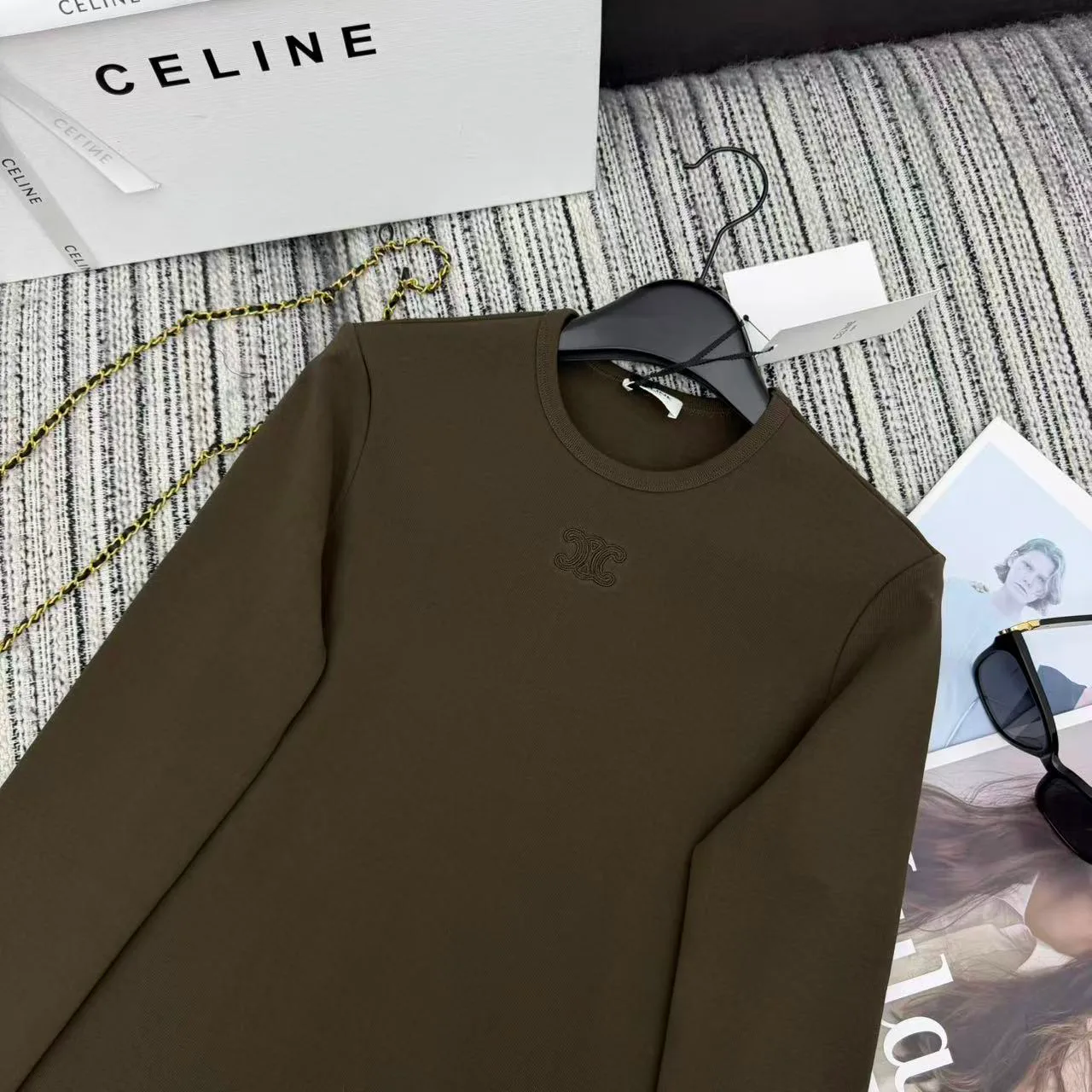 Лонгсливы Женские Celine 385271