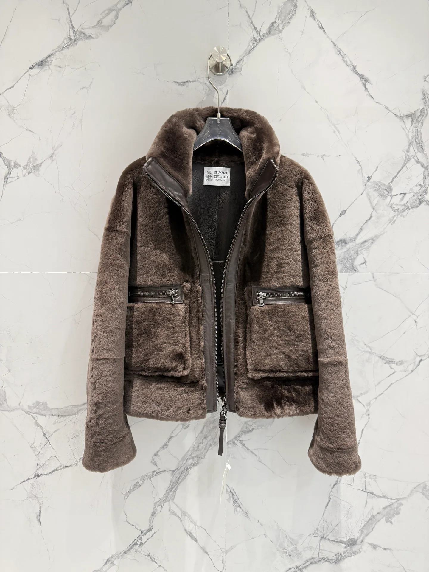 Кожаные Куртки И Дублёнки Женские Brunello Cucinelli 18592917