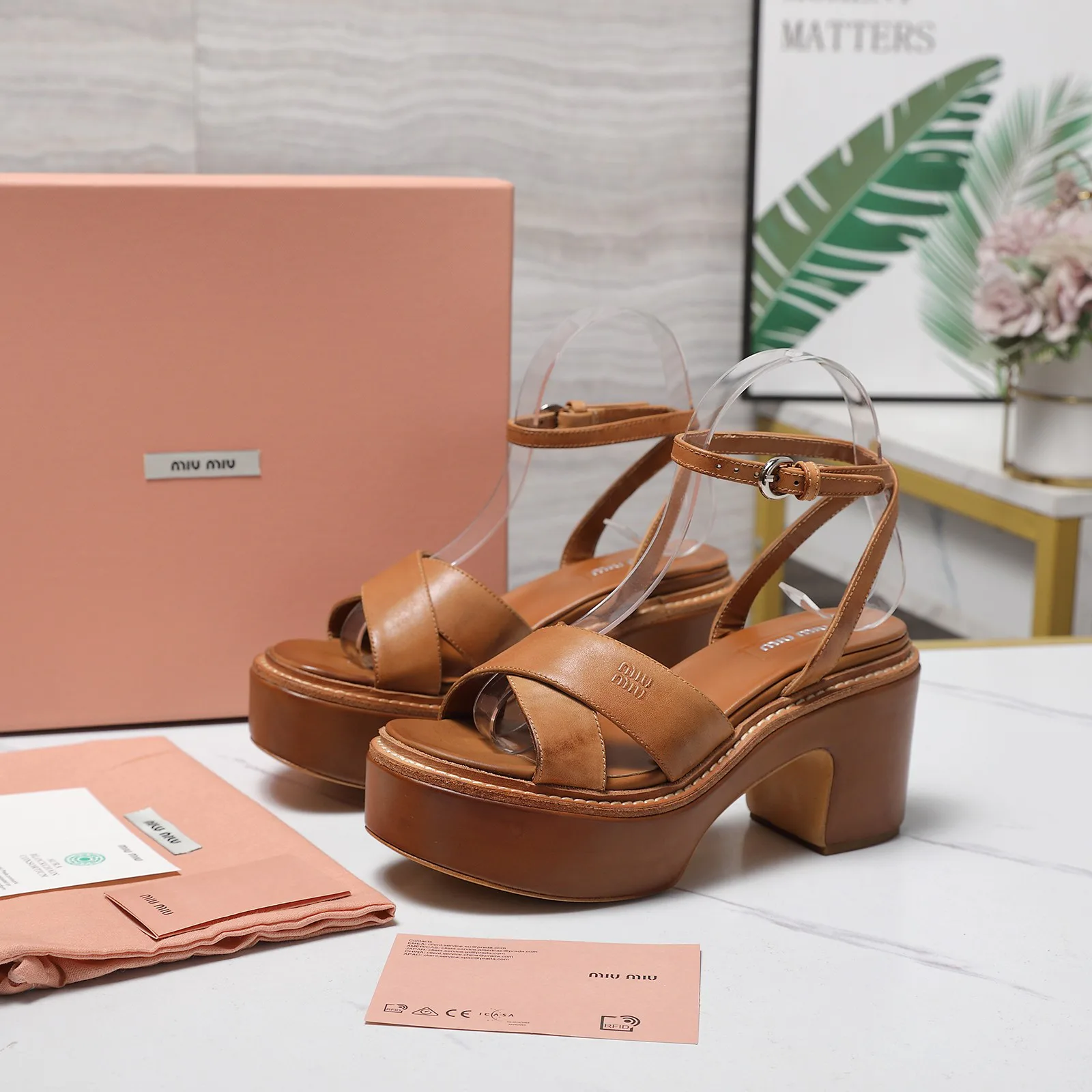 Босоножки Женские Miu Miu 11416334