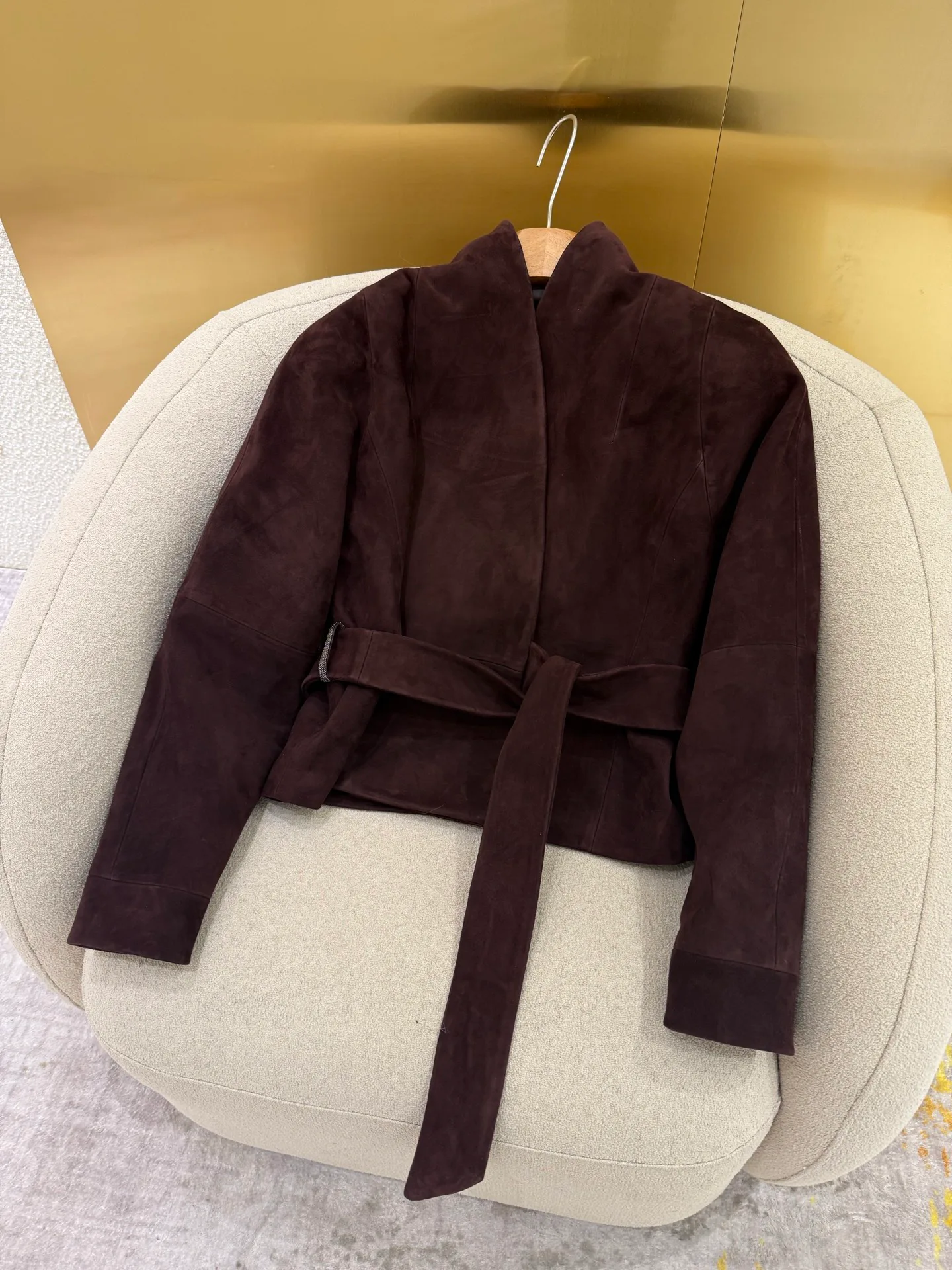 Кожаные Куртки И Дублёнки Женские Brunello Cucinelli 11544835