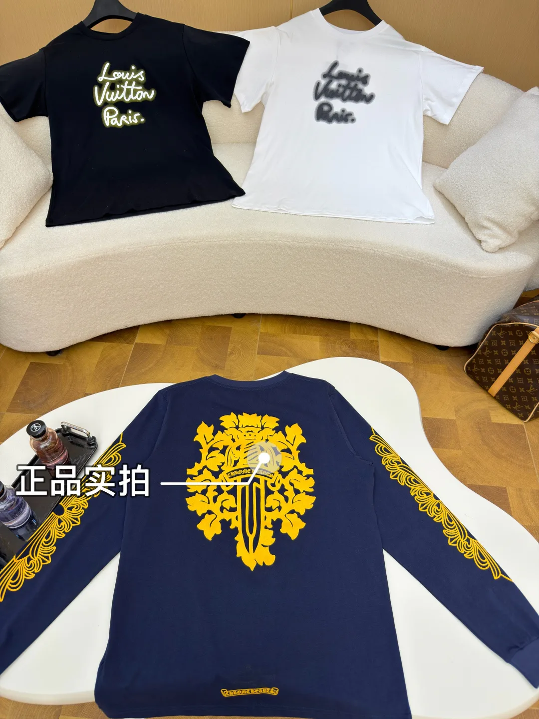 Лонгсливы Мужские Chrome Hearts 11399344