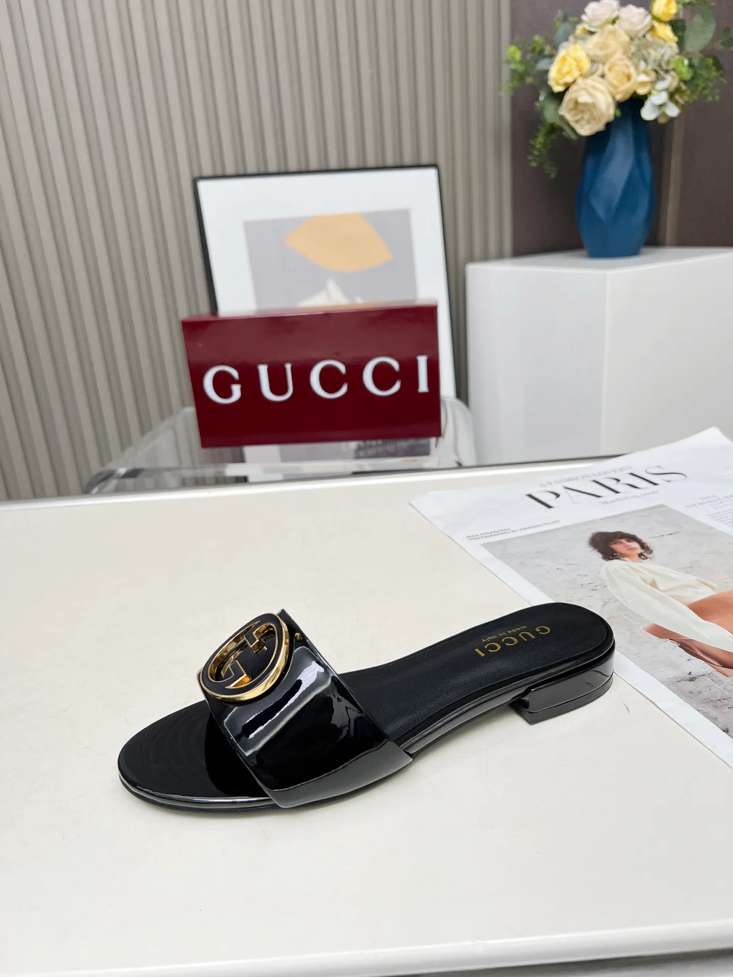 Шлепанцы Женские Gucci 17509