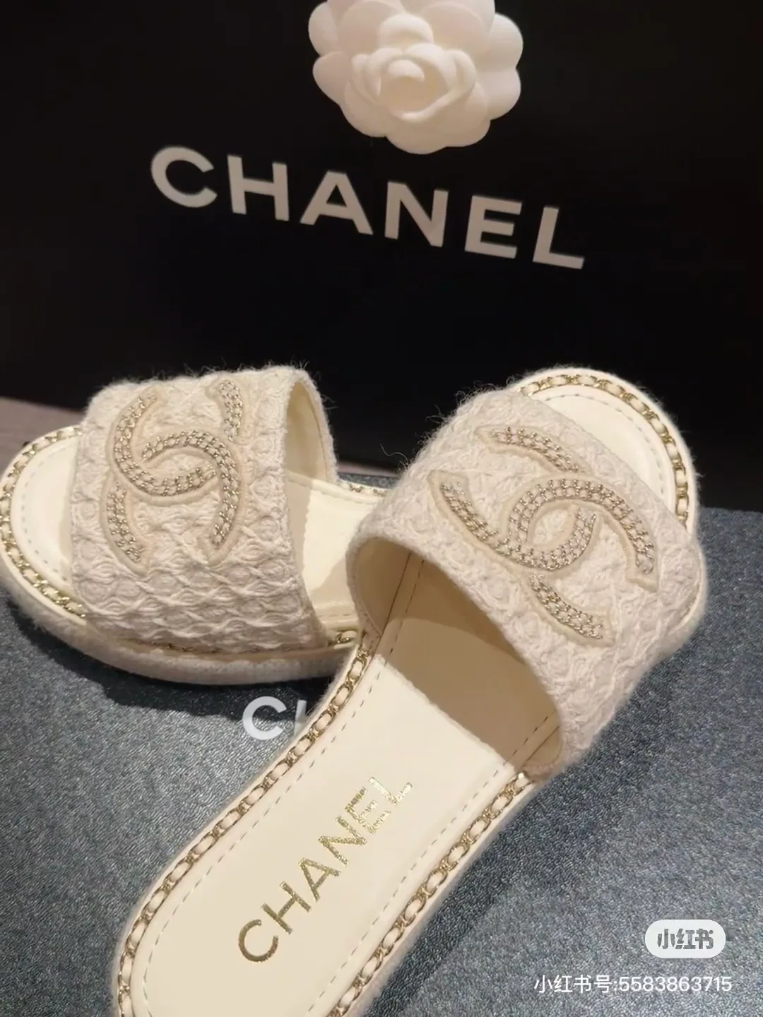 Шлепанцы Женские Chanel 7665