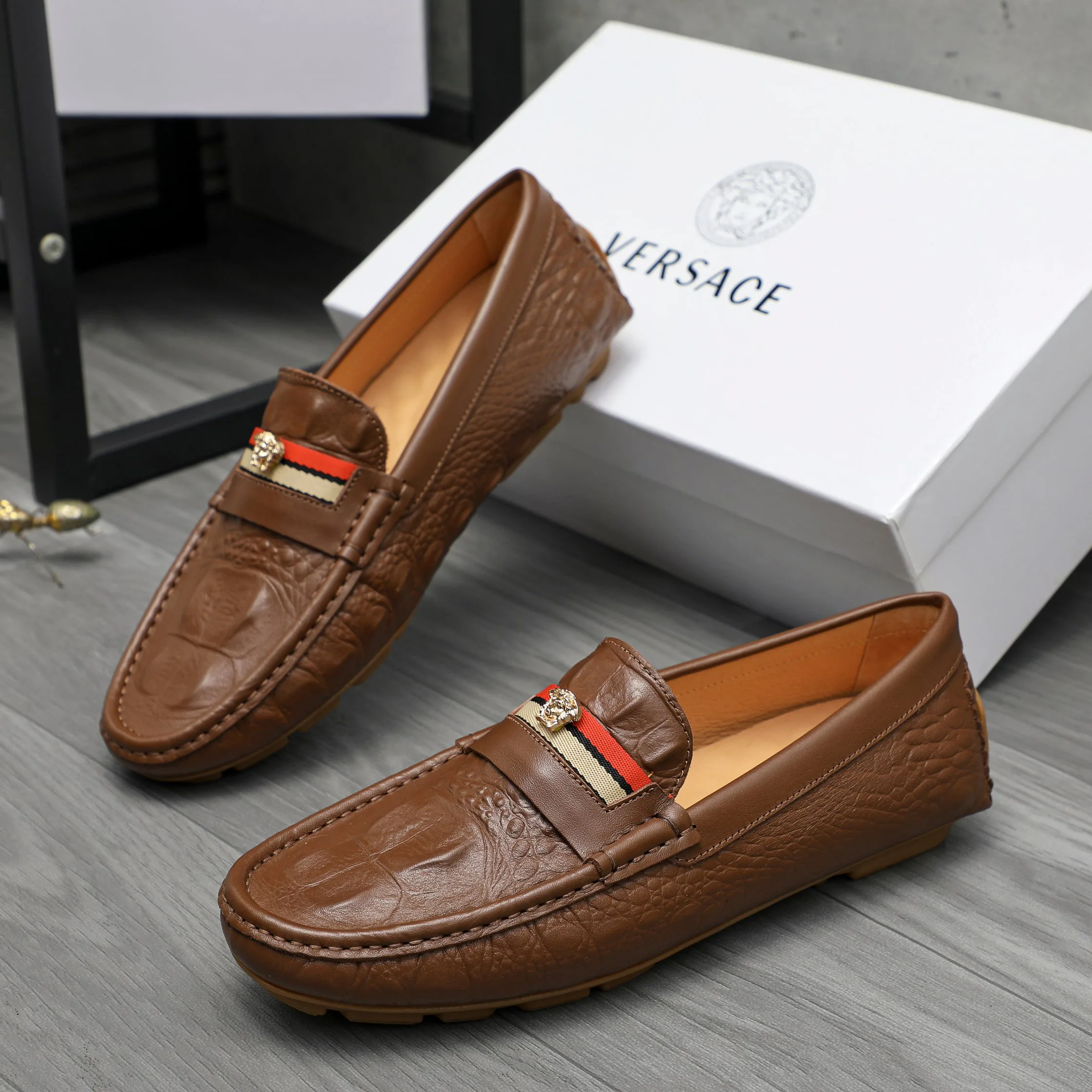 Мокасины Мужские Versace 11703849