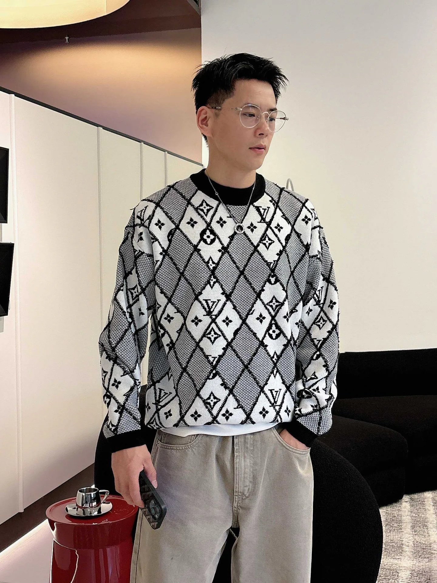 Джемперы И Свитеры Мужские Louis Vuitton 4861982