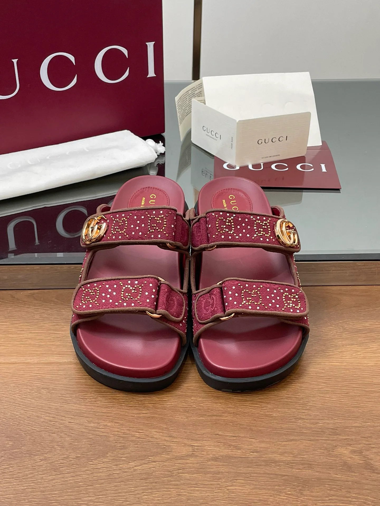 Шлепанцы Женские Gucci 8161