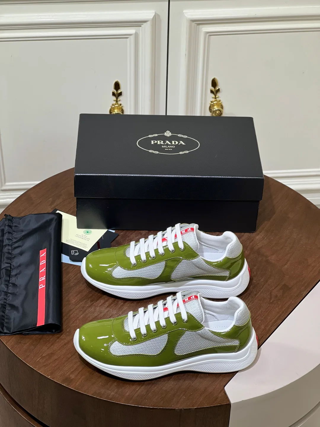 Кроссовки Мужские Prada 476805