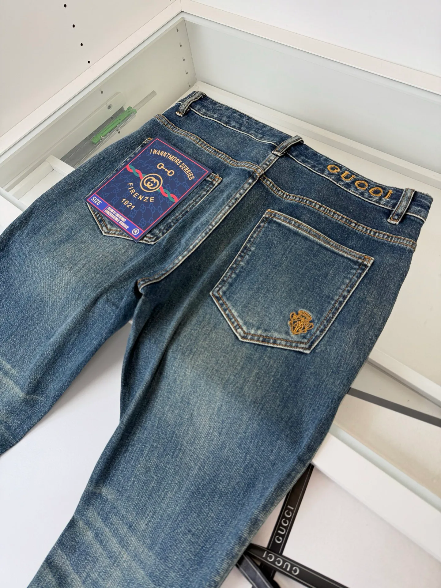 Джинсы Мужские Gucci 18566979