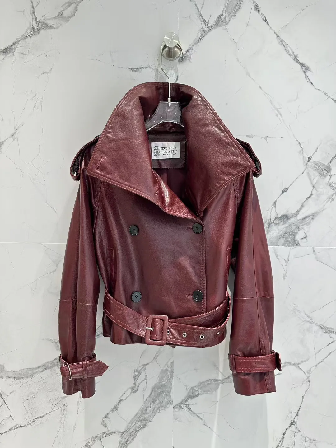 Кожаные Куртки И Дублёнки Женские Brunello Cucinelli 13683065