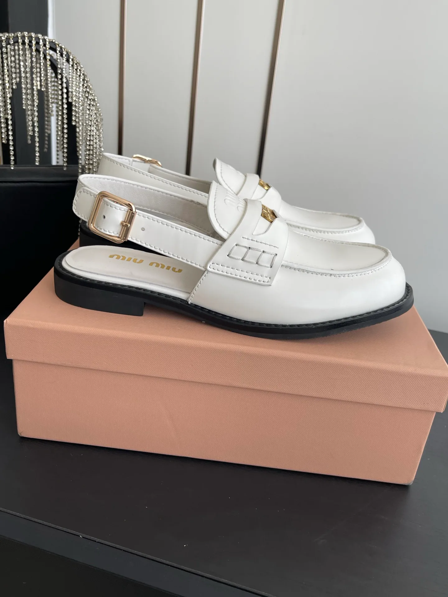 Лоферы И Мокасины Женские Miu Miu 11653281