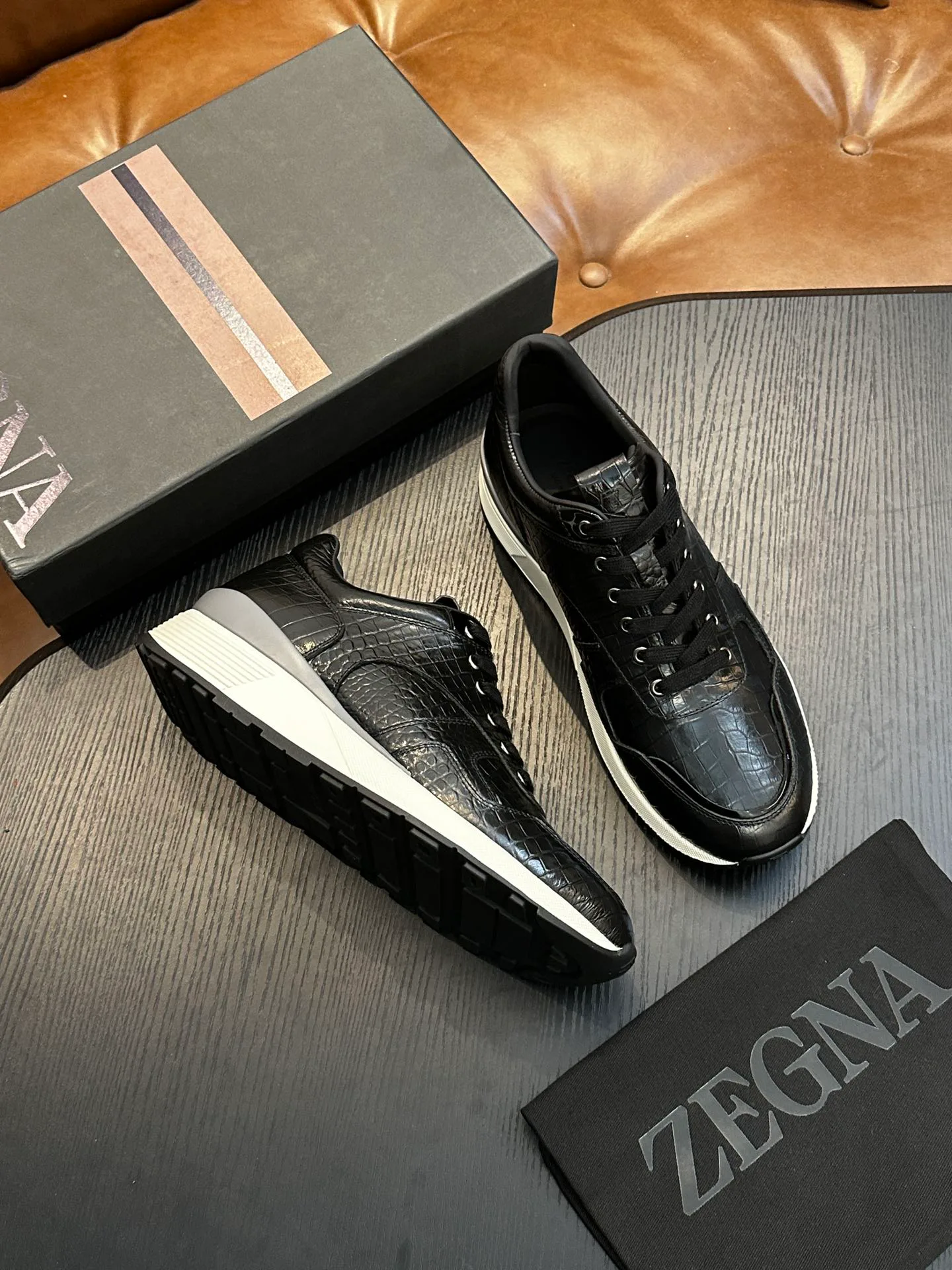 Кроссовки Мужские Zegna 69347