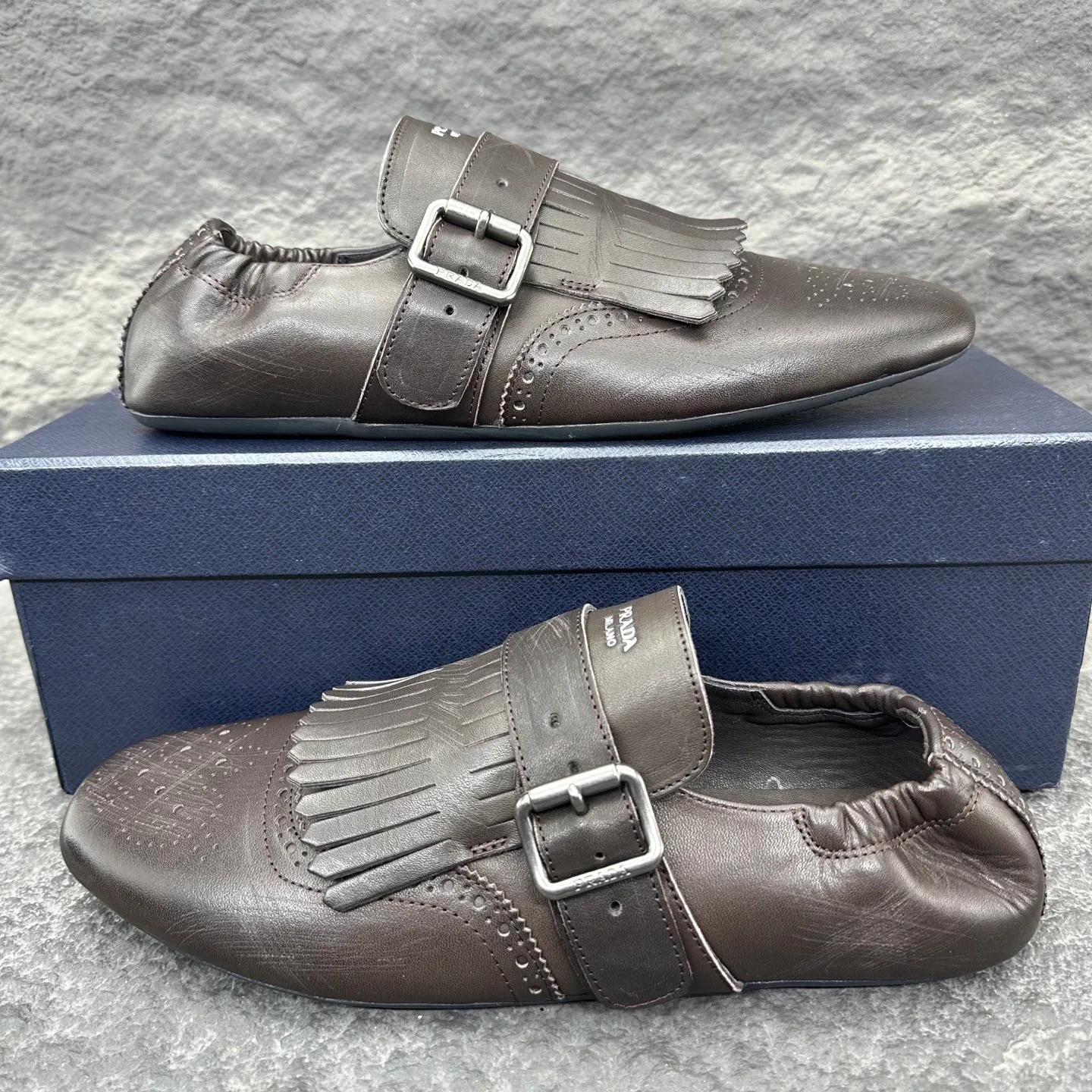 Мокасины Мужские Prada 9916714