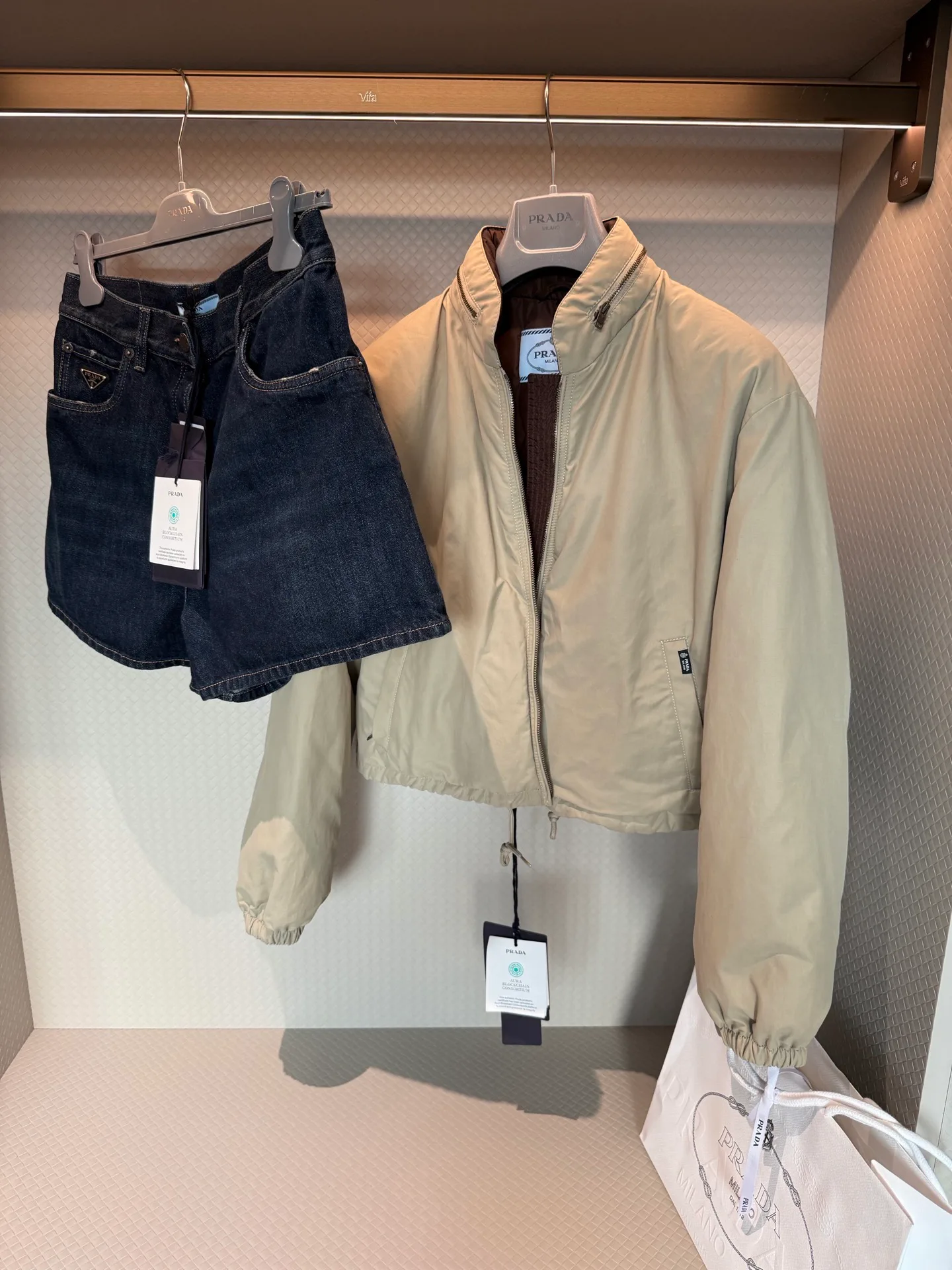Куртки И Пуховики Женские Prada 18391913